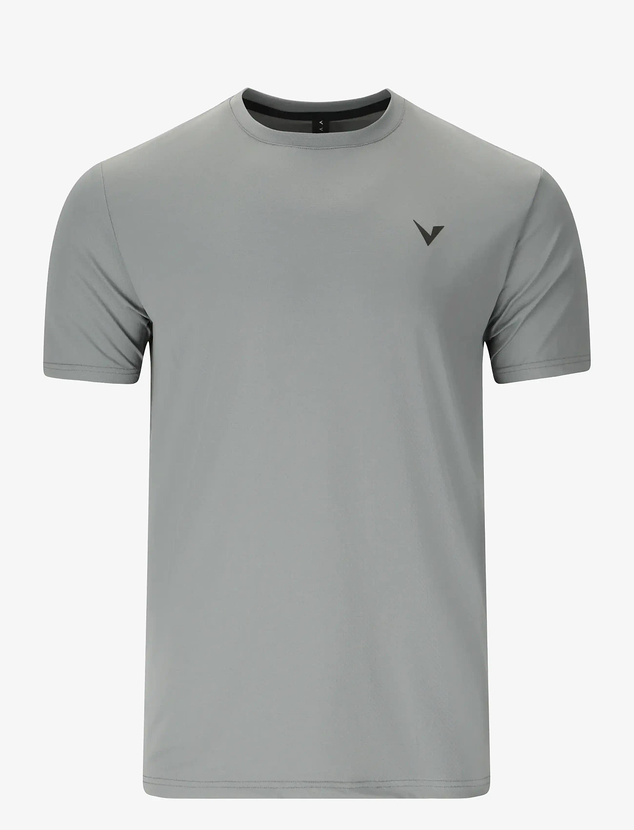 Virtus - Roger V3 M Hyperstretch S/S Tee - t-shirts - lagune gray - 1