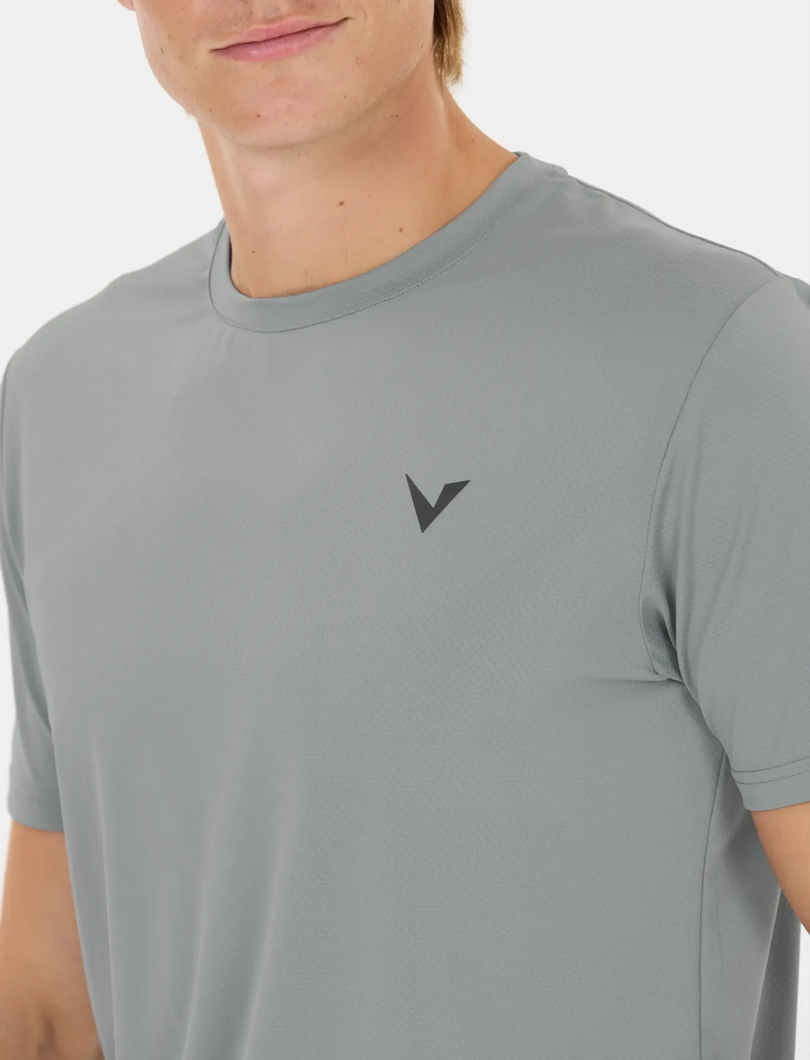 Virtus Roger V3 M Hyperstretch Ss Tee, XL, Sport Oberteile, Grau - T-shirts, Männerswear