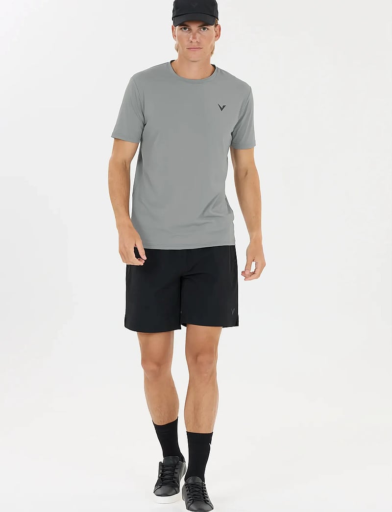 Virtus - Roger V3 M Hyperstretch S/S Tee - t-shirts - lagune gray - 3