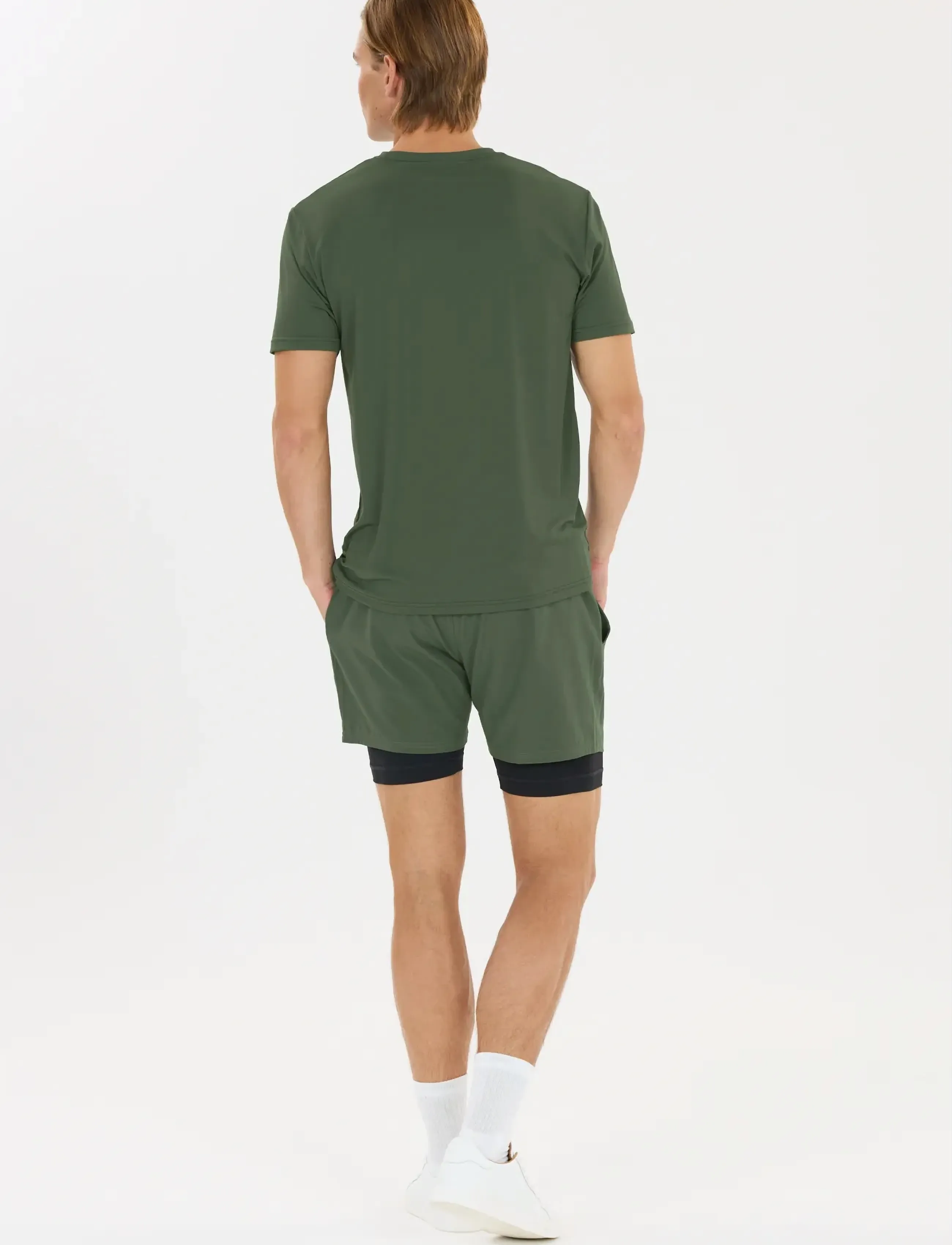 Virtus - Roger V3 M Hyperstretch SS Tee - t-shirts - pine - 4