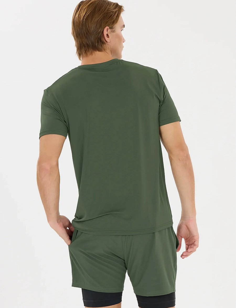Virtus - Roger V3 M Hyperstretch SS Tee - t-shirts - pine - 5