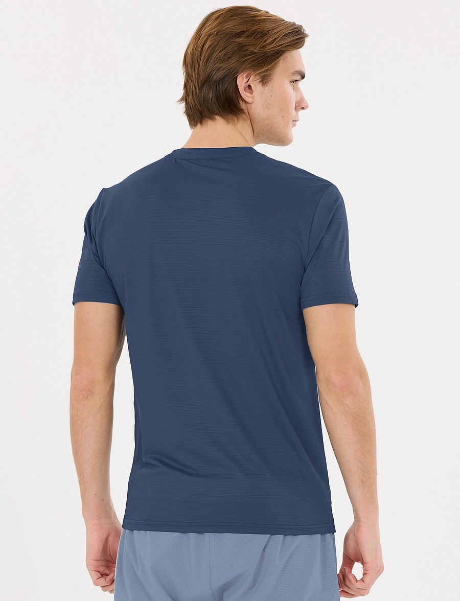 Virtus - Roger V3 M Hyperstretch SS Tee - t-shirts - sargasso sea - 3