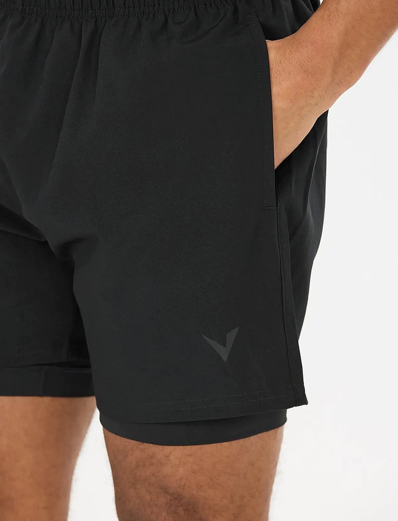 Virtus - Zayne V2 M 2-in-1 Shorts - træningsshorts - black - 0