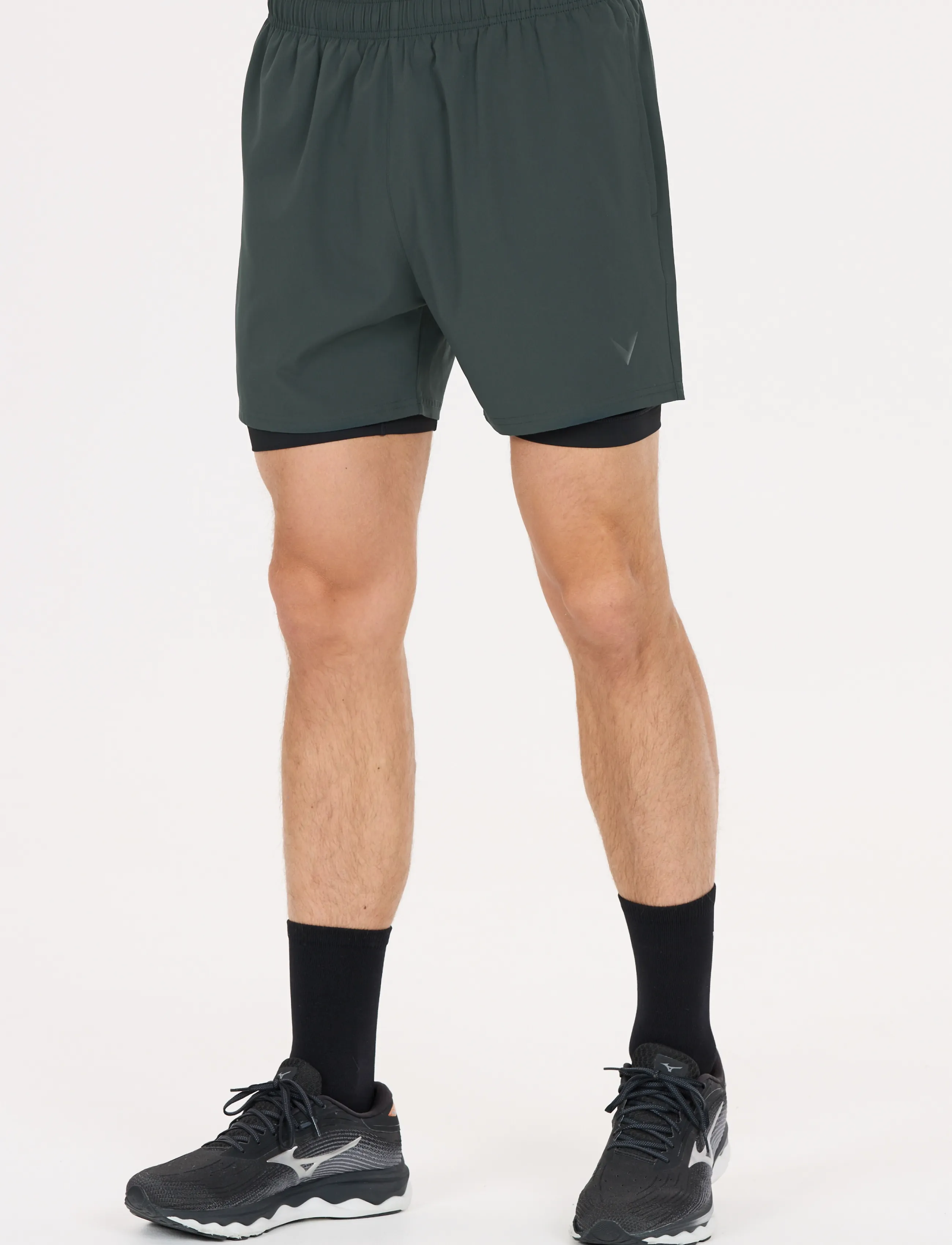 Virtus - Zayne V2 M 2-in-1 Shorts - lühikesed treeningpüksid - forest river - 4