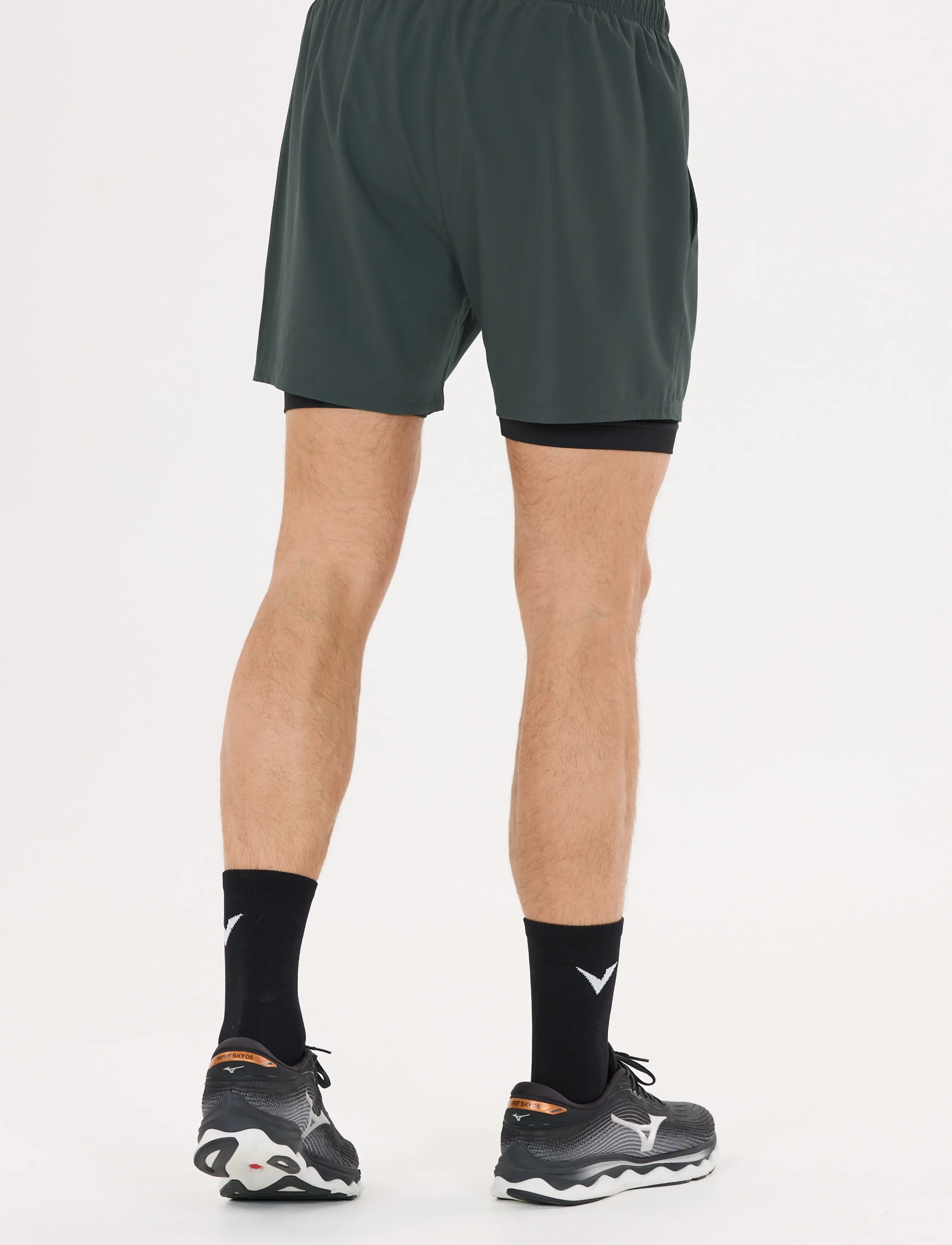 Virtus - Zayne V2 M 2-in-1 Shorts - lühikesed treeningpüksid - forest river - 5