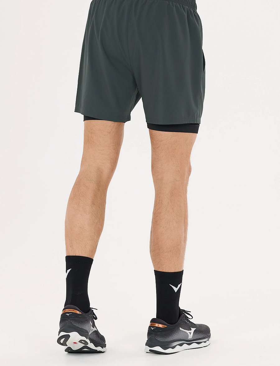 Virtus - Zayne V2 M 2-in-1 Shorts - lühikesed treeningpüksid - forest river - 5