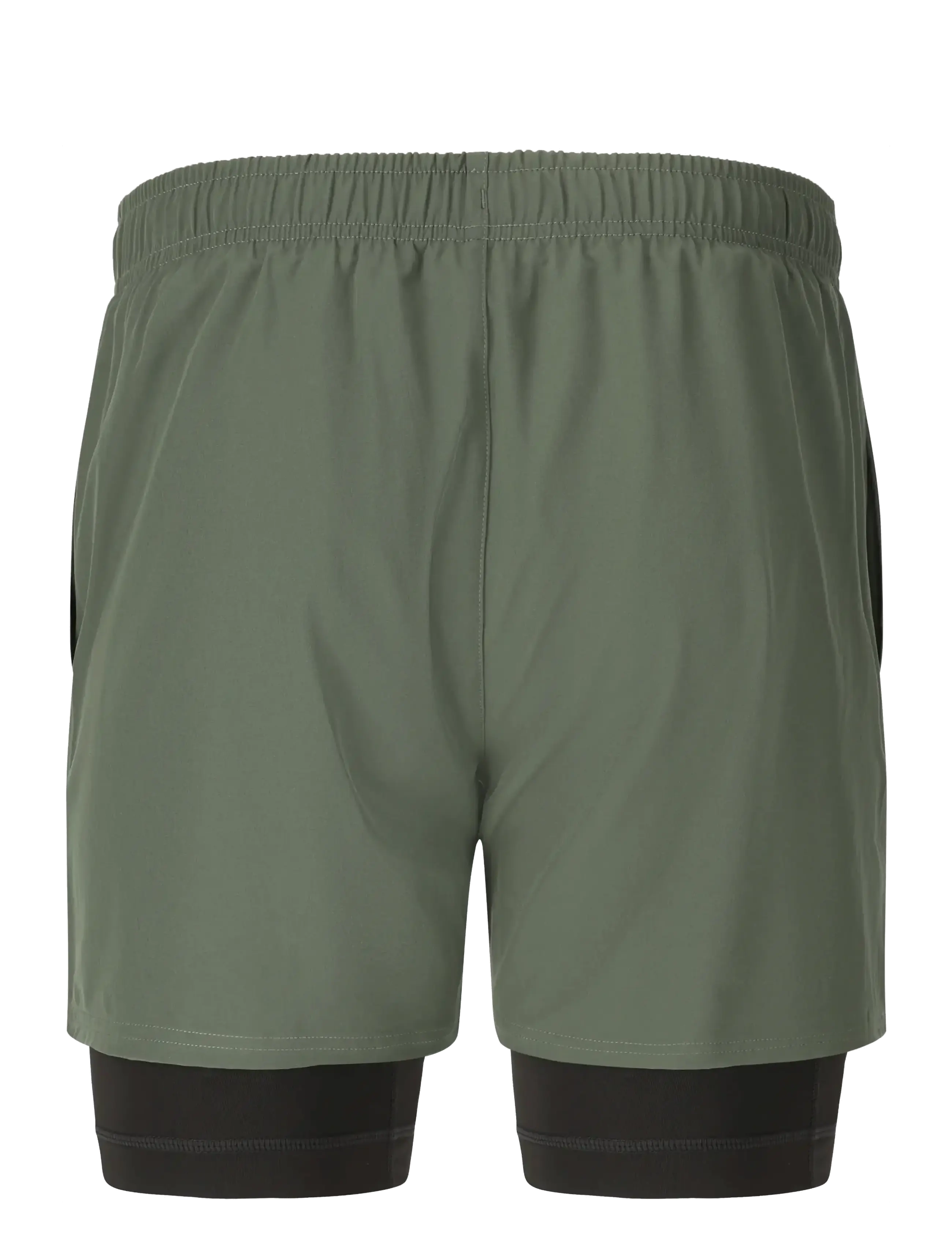 Virtus - Zayne V2 M 2-in-1 Shorts - sweatshorts - pine - 2