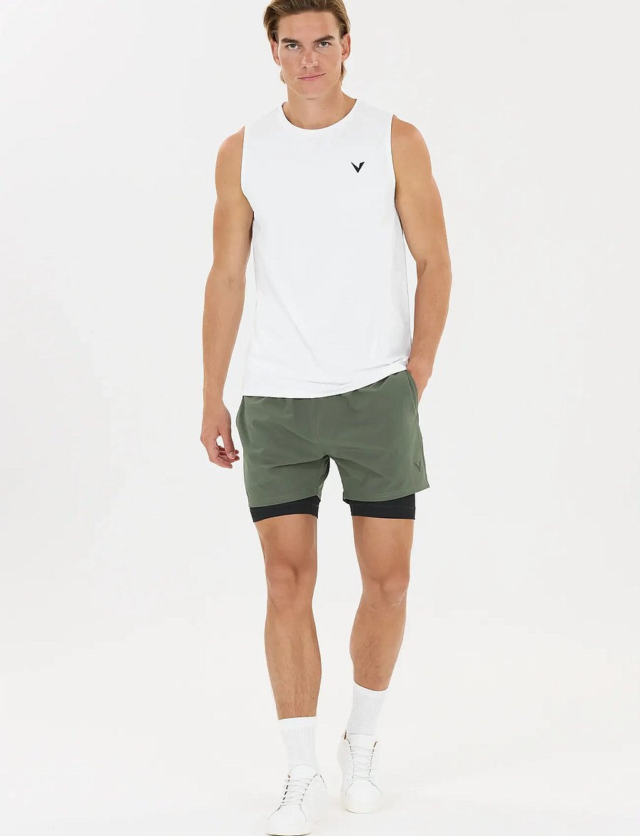 Virtus - Zayne V2 M 2-in-1 Shorts - lühikesed treeningpüksid - pine - 5