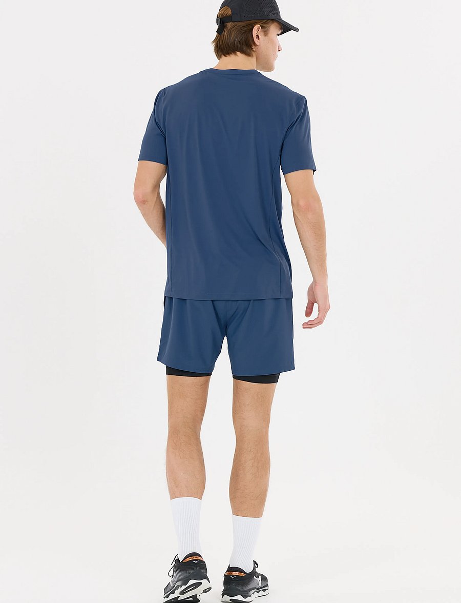 Virtus - Zayne V2 M 2-in-1 Shorts - lühikesed treeningpüksid - sargasso sea - 3