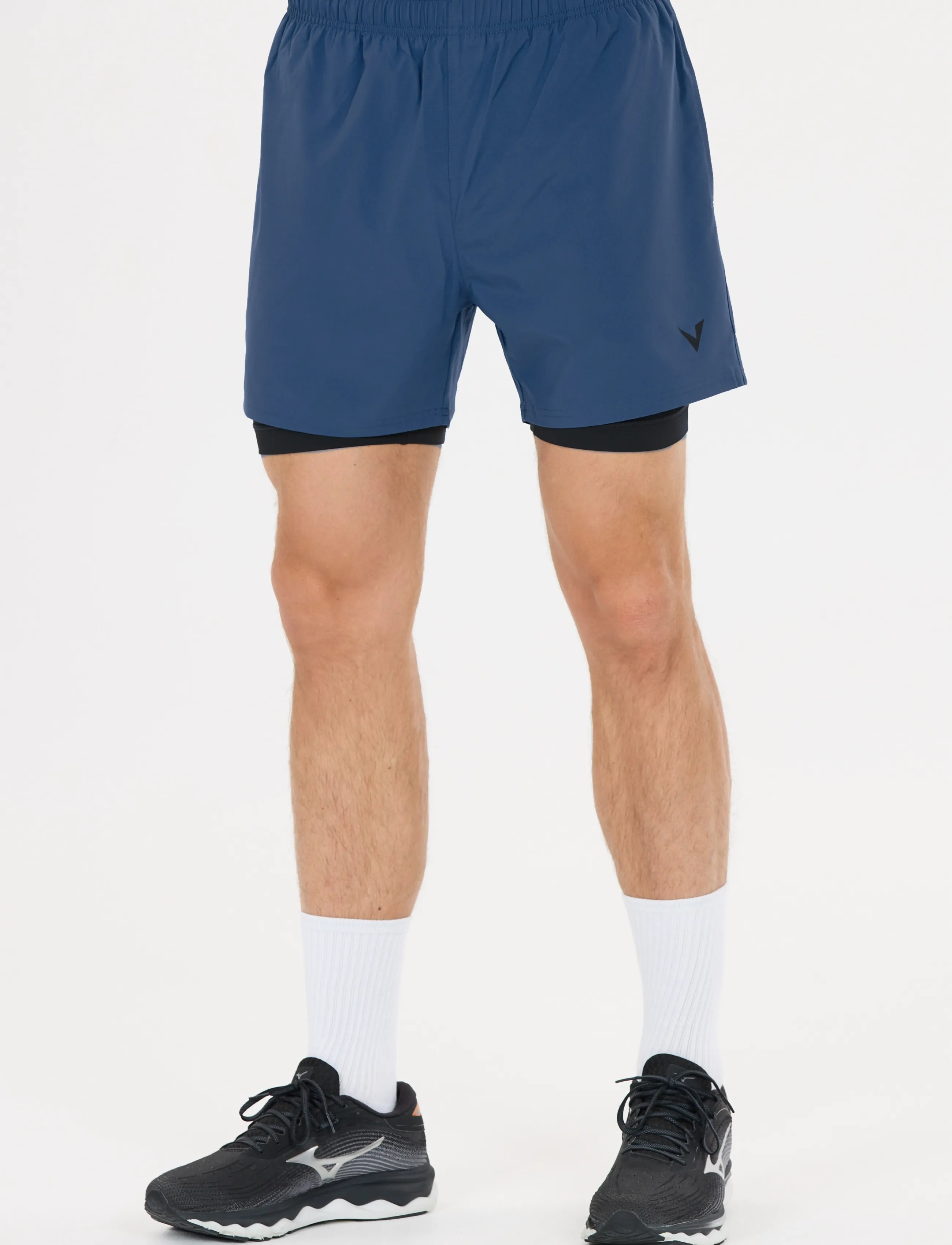 Virtus - Zayne V2 M 2-in-1 Shorts - lühikesed treeningpüksid - sargasso sea - 4