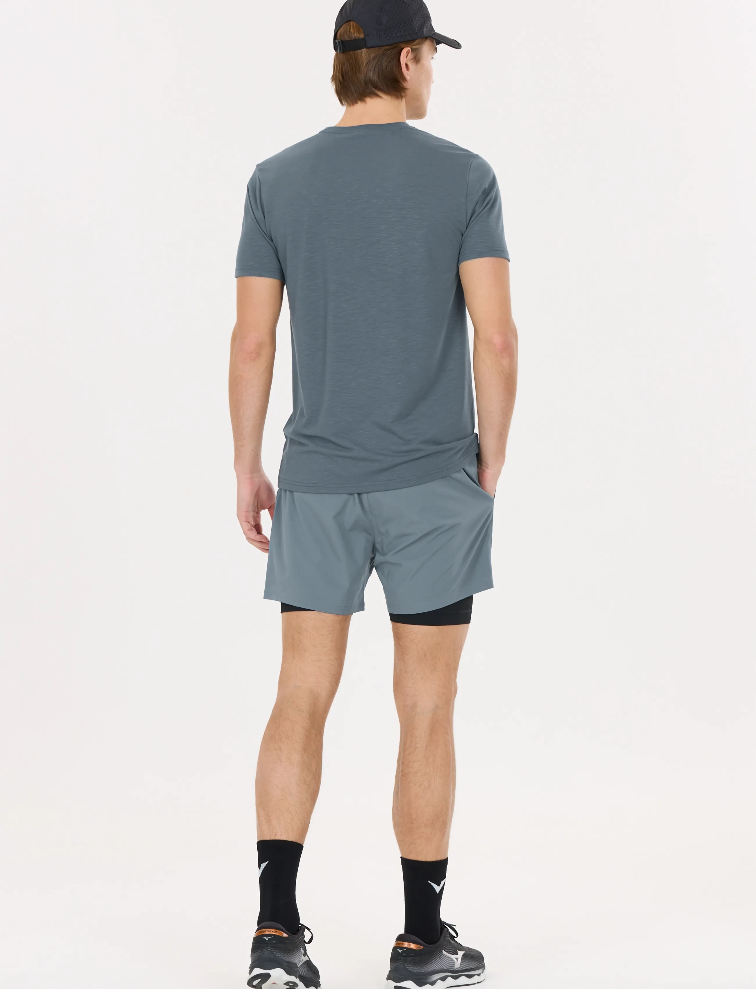 Virtus - Zayne V2 M 2-in-1 Shorts - lühikesed treeningpüksid - stormy weather - 3