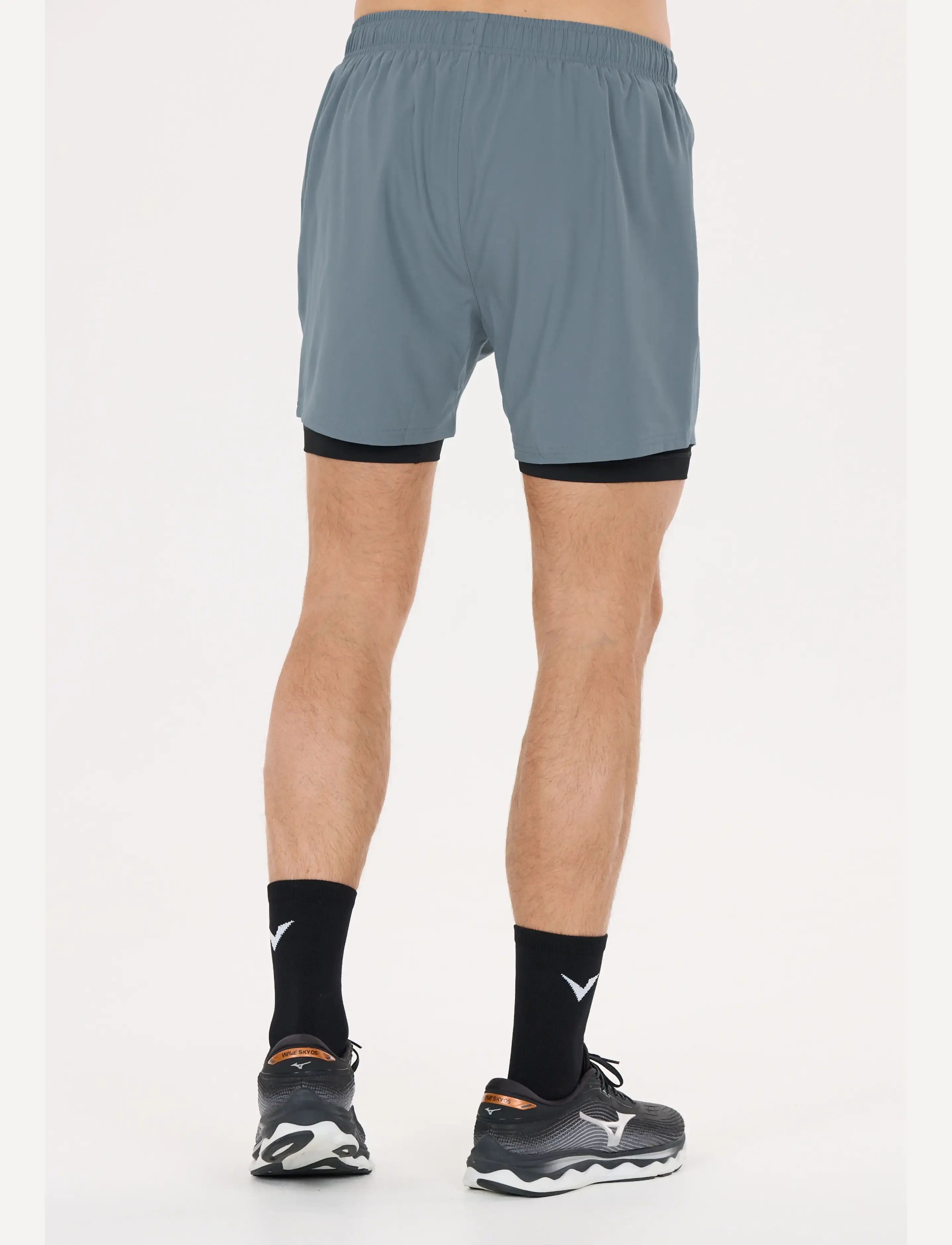 Virtus - Zayne V2 M 2-in-1 Shorts - lühikesed treeningpüksid - stormy weather - 5