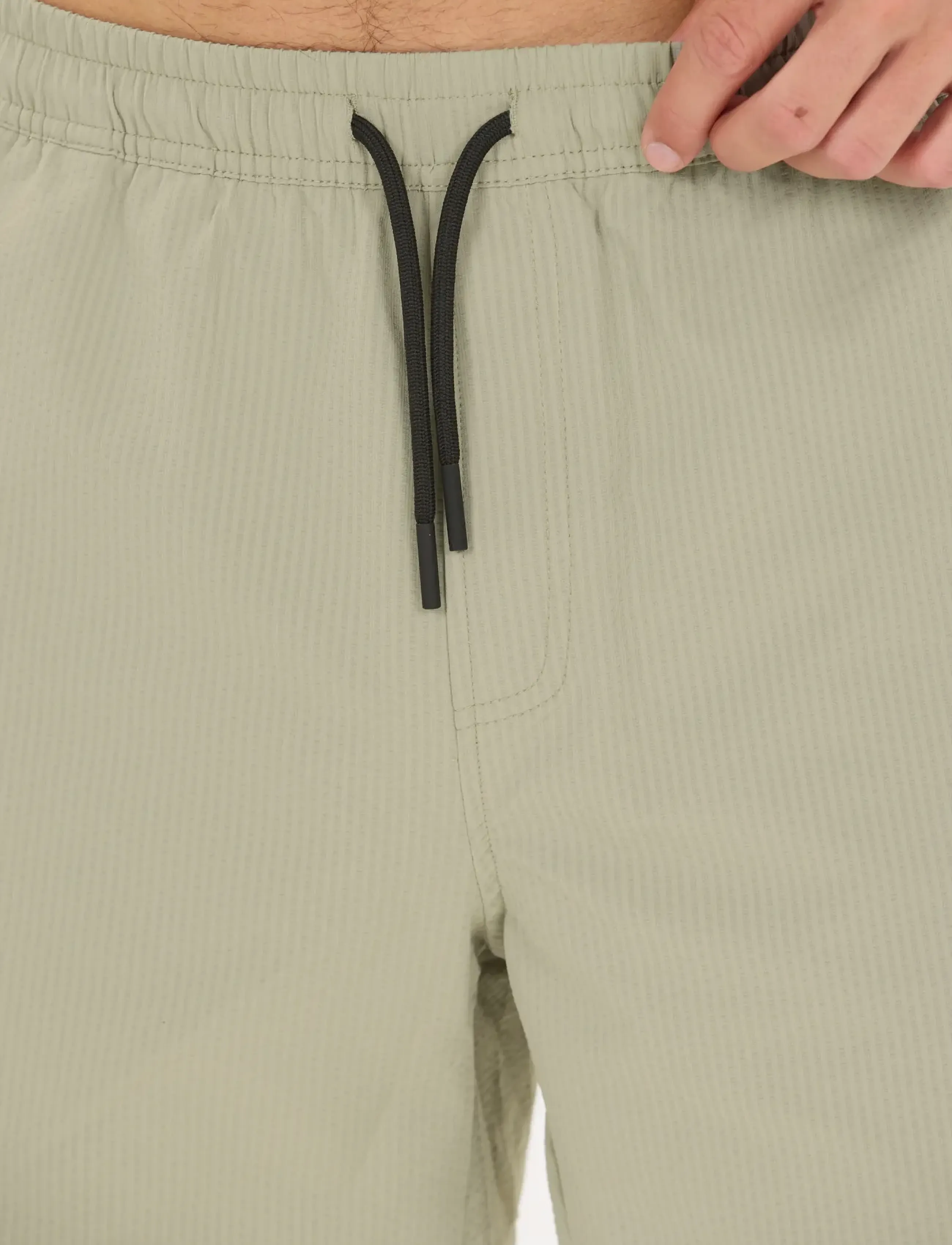 Virtus - Kansae M Seersucker Swim Shorts - shorts de bain - dried sage - 3