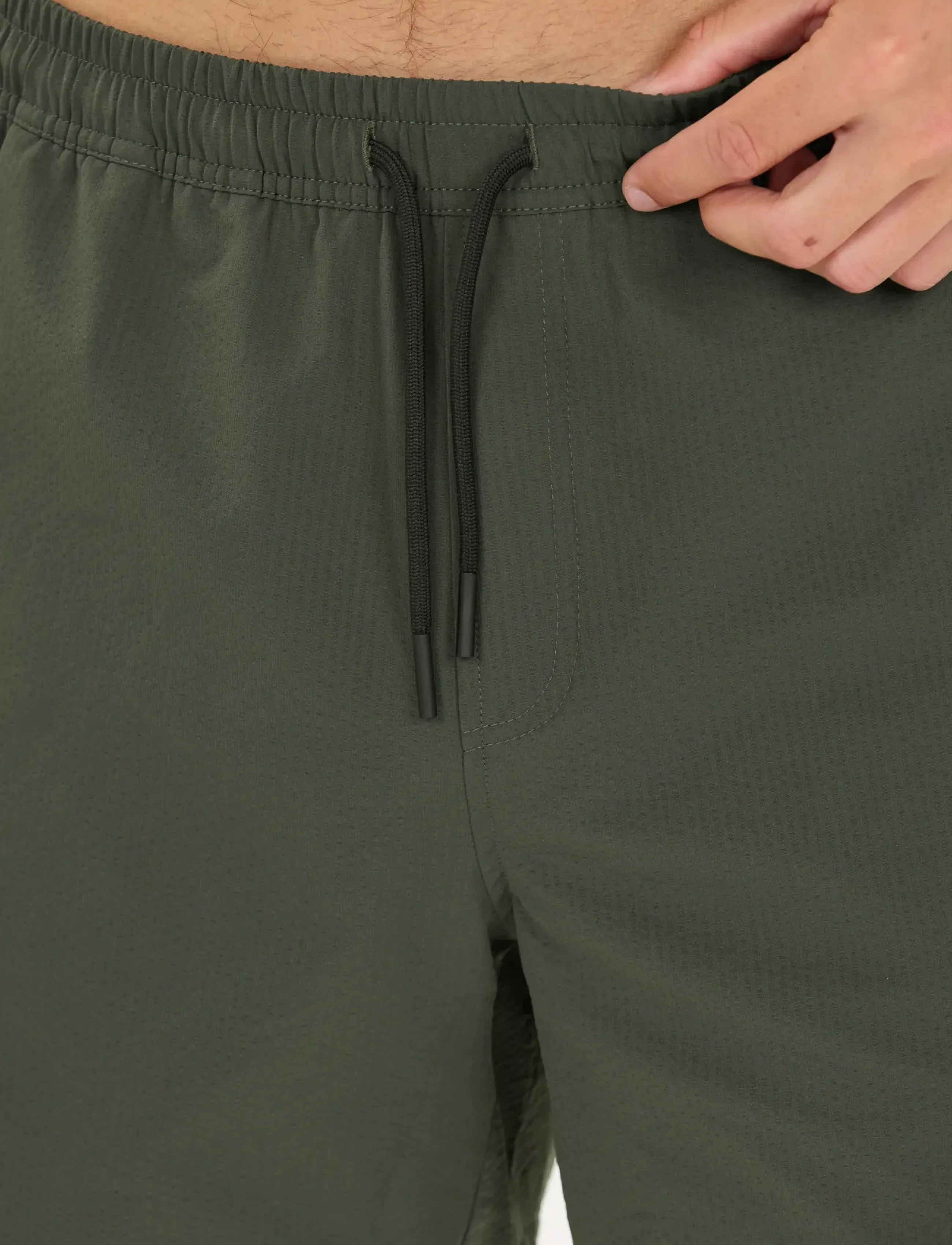 Virtus - Kansae M Seersucker Swim Shorts - badehosen - pine - 3
