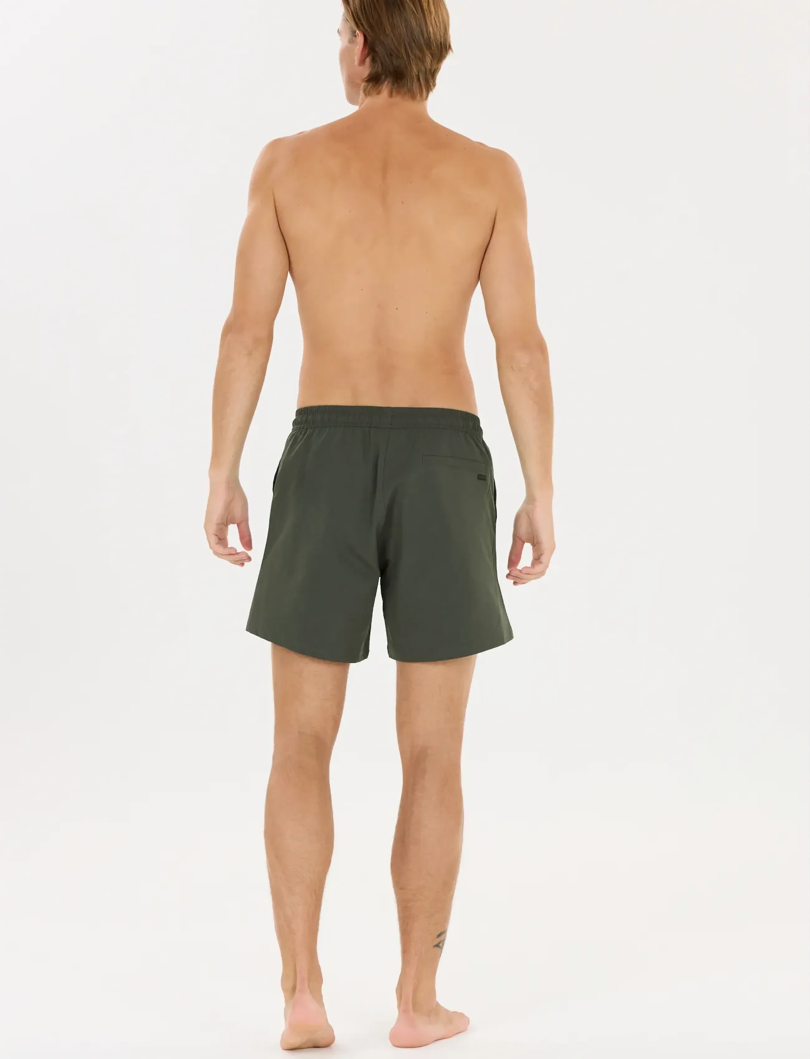 Virtus - Kansae M Seersucker Swim Shorts - badehosen - pine - 5