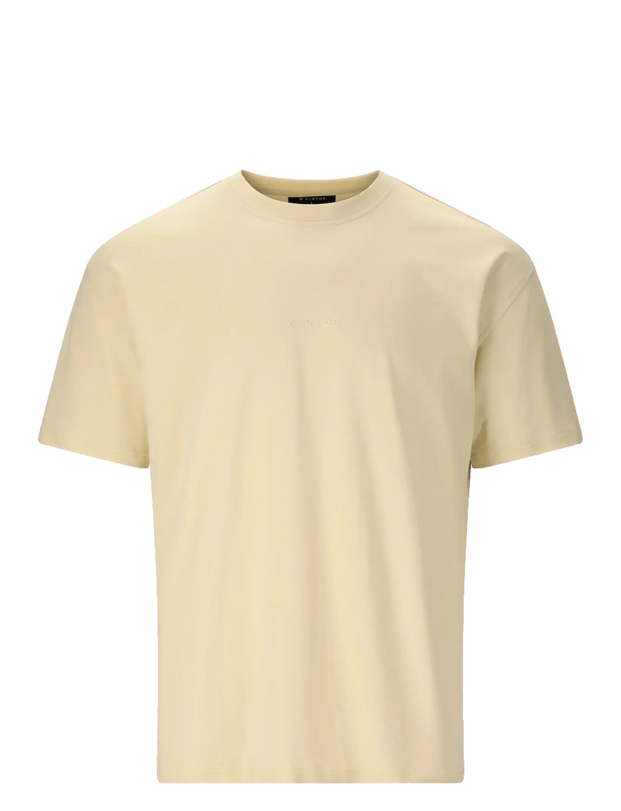 Virtus - Roake V2 M SS Tee - t-shirts - almond milk - 1