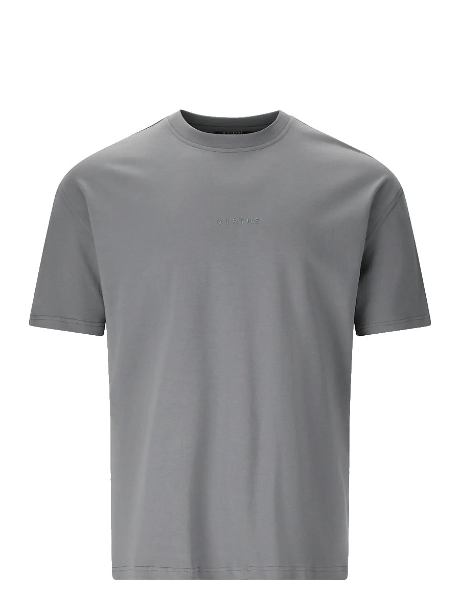 Virtus - Roake V2 M SS Tee - tops & t-shirts - lagune gray - 1