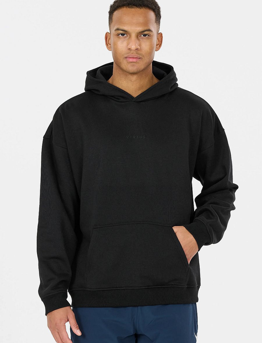 Virtus - Kayce V2 M Hoody - kapuutsiga dressipluusid - black - 0