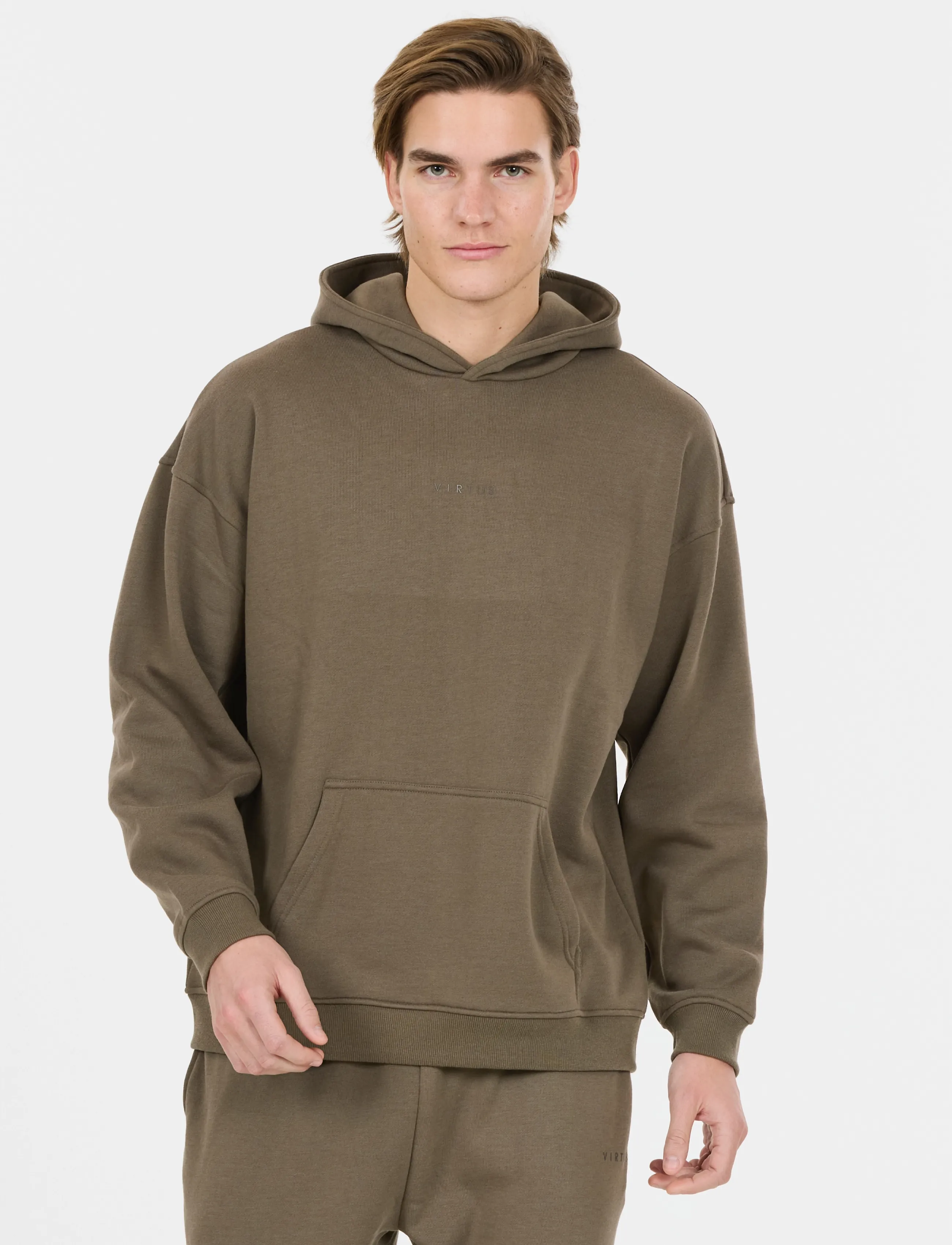 Virtus Kayce V2 M Hoody - Hoodies - CROCODILE / khaki/green