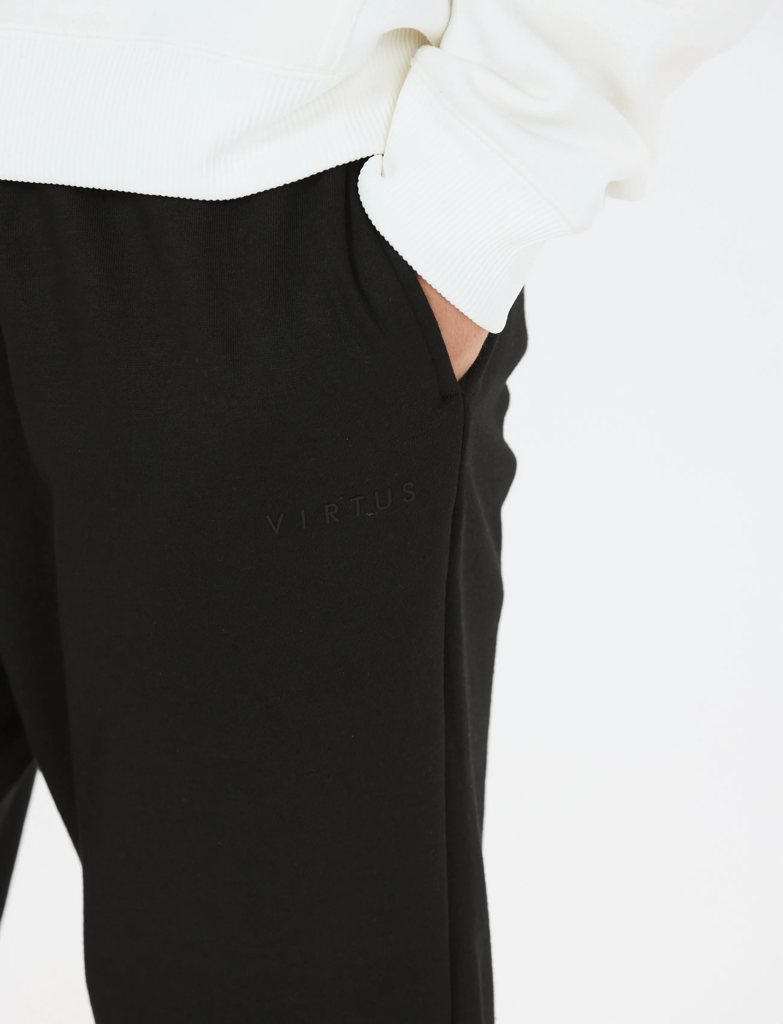 Virtus Kayce V2 M Sweat Pants - Tänavastiil - BLACK / black
