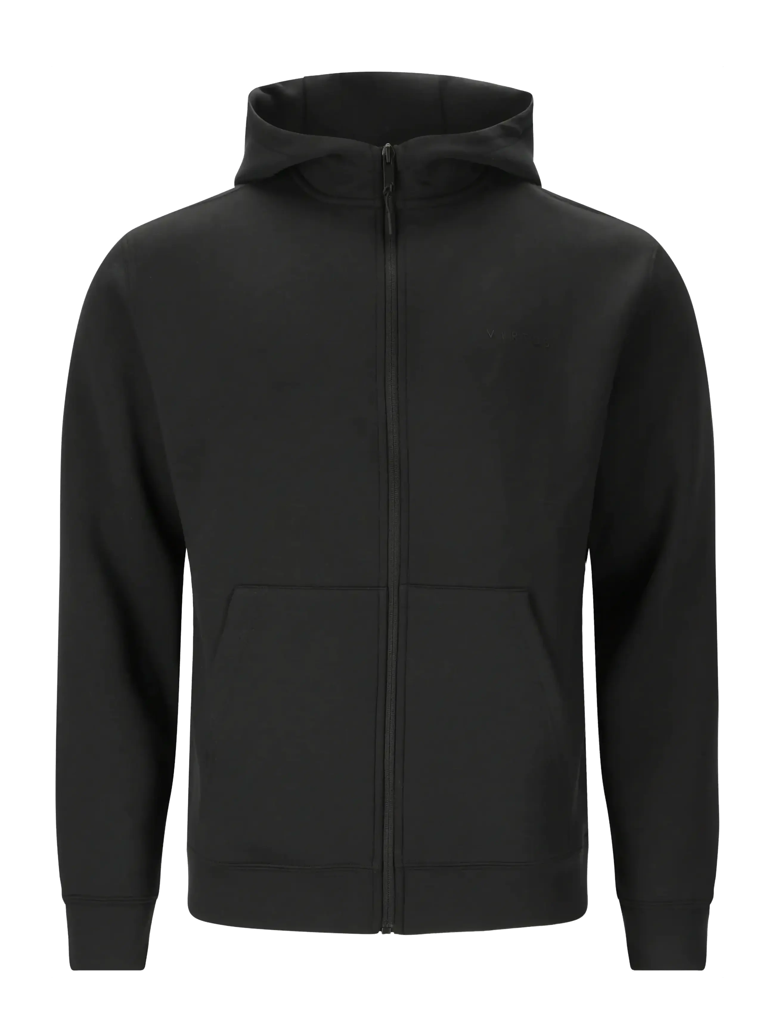 Virtus Taro V2 M Technical Full-Zip Hoody - Tøj - BLACK / black