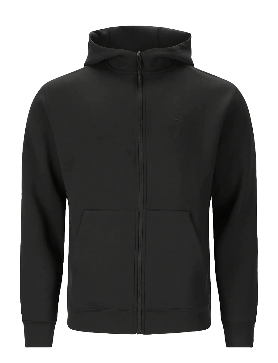 Virtus - Taro V2 M Technical Full-Zip Hoody - overdeler - black - 1