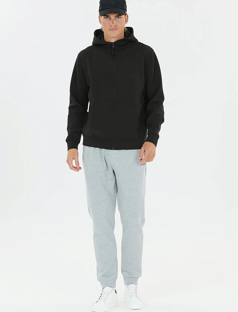 Virtus - Taro V2 M Technical Full-Zip Hoody - huvtröjor - black - 5