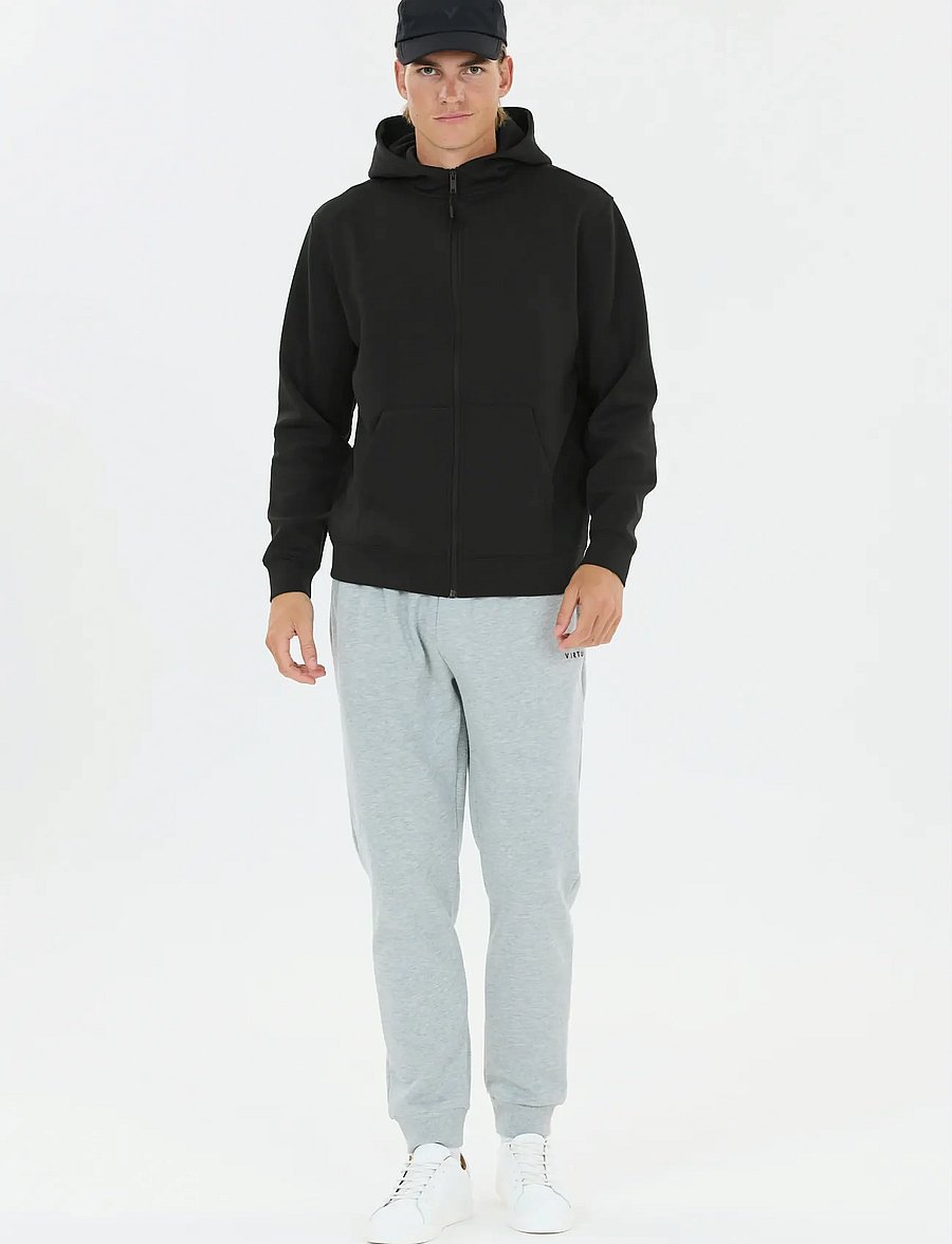 Virtus - Taro V2 M Technical Full-Zip Hoody - overdeler - black - 5
