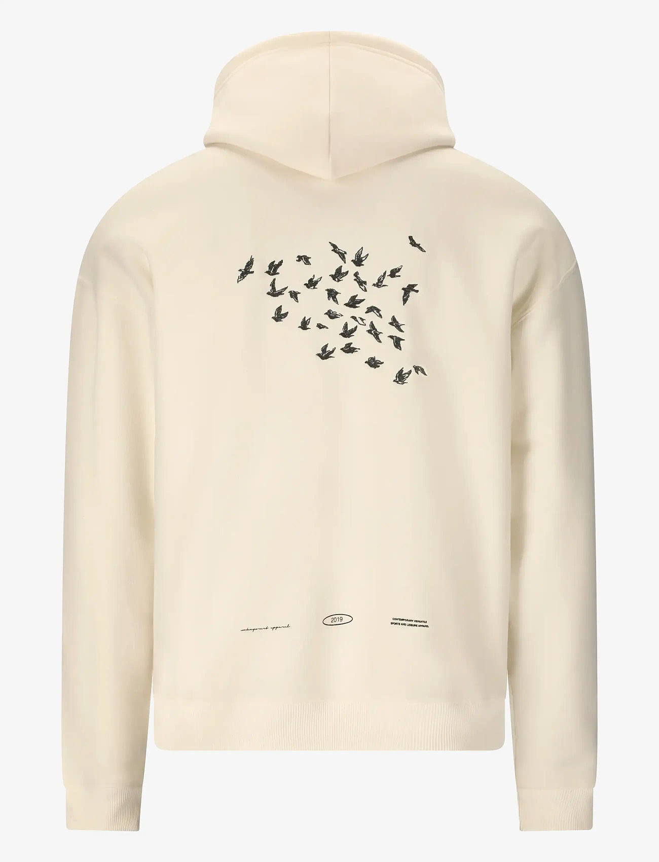 Virtus - Brody M Graphic Hoody - huvtröjor - egret - 2