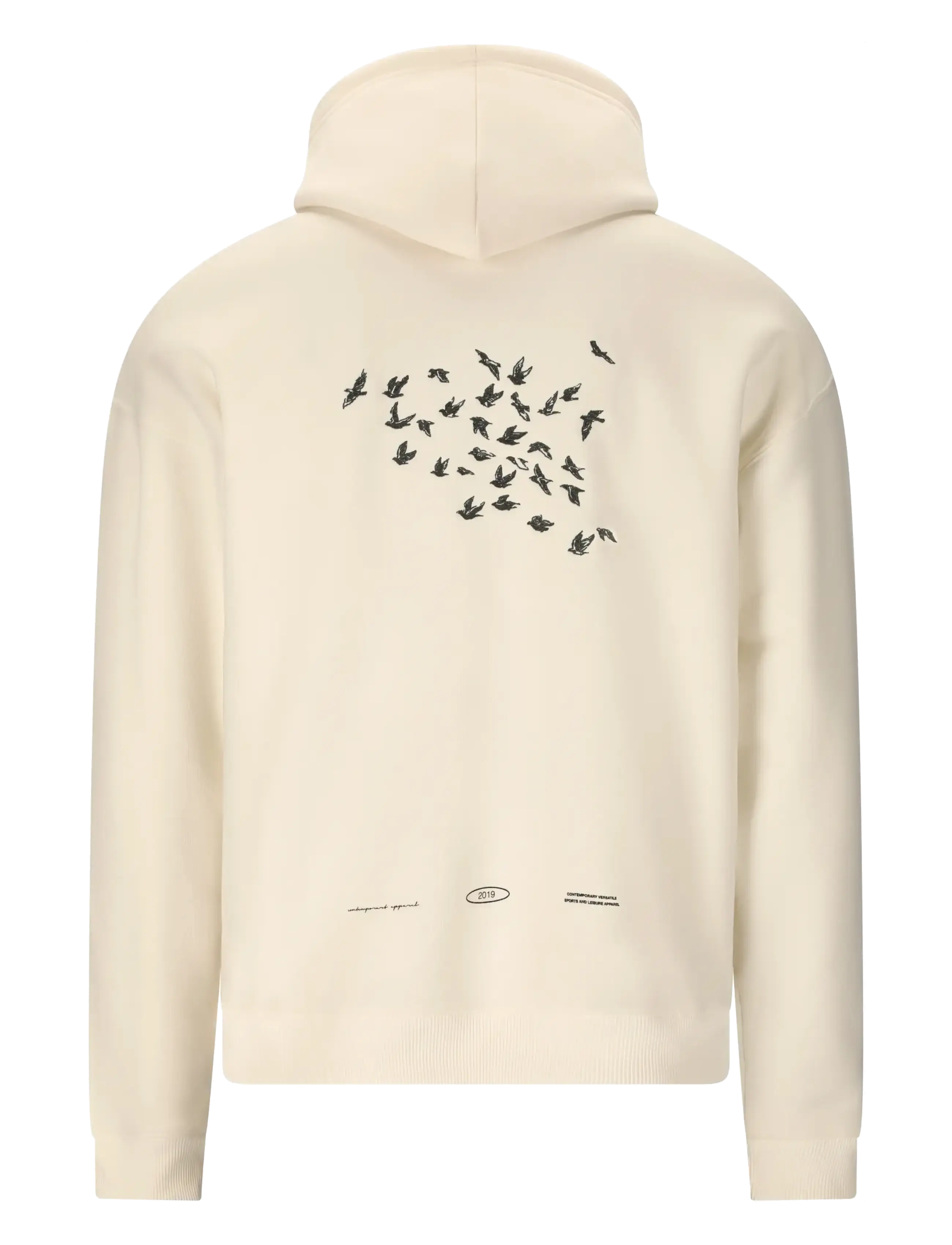 Virtus - Brody M Graphic Hoody - kapuzenpullover - egret - 2