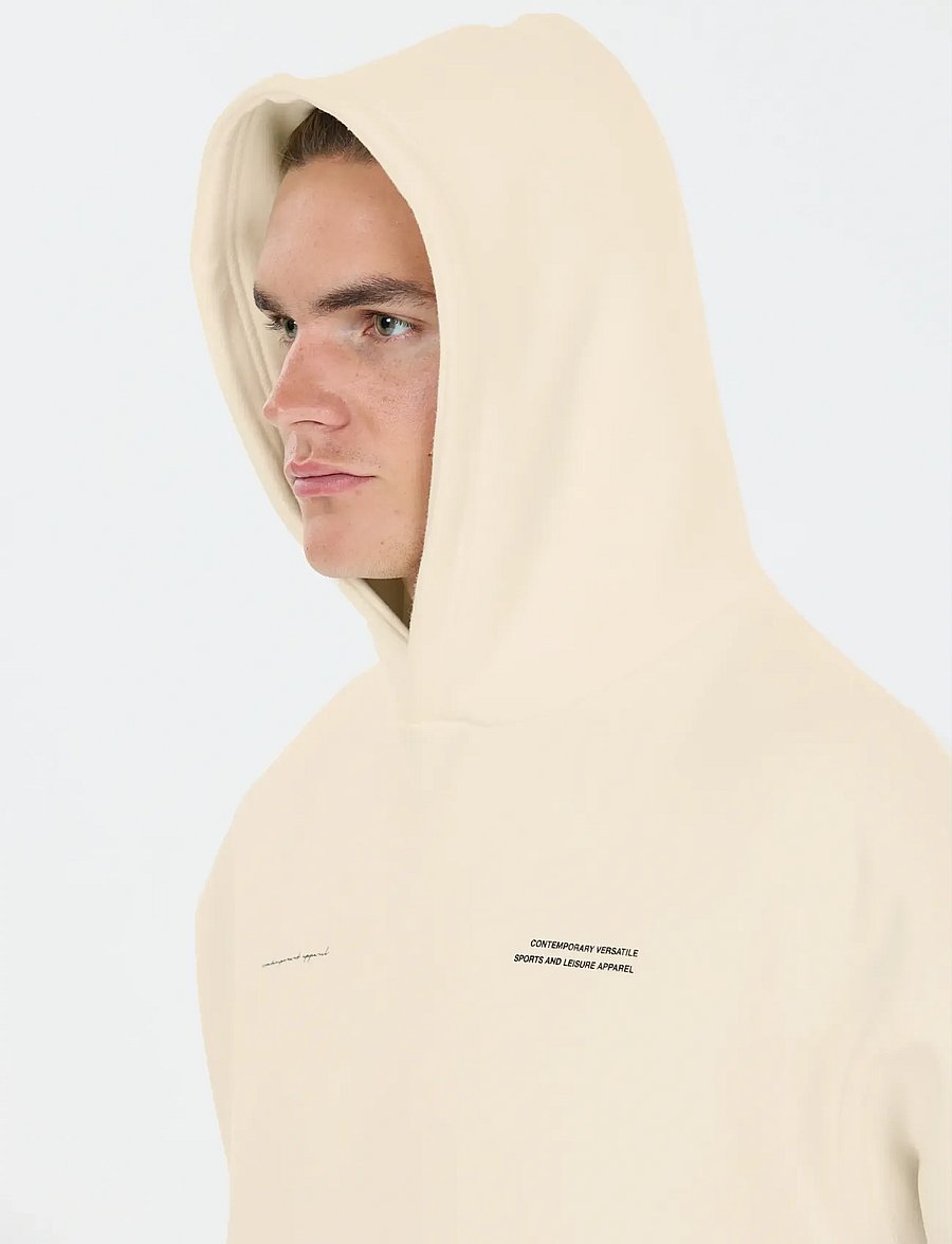 Virtus - Brody M Graphic Hoody - kapuutsiga dressipluusid - egret - 5