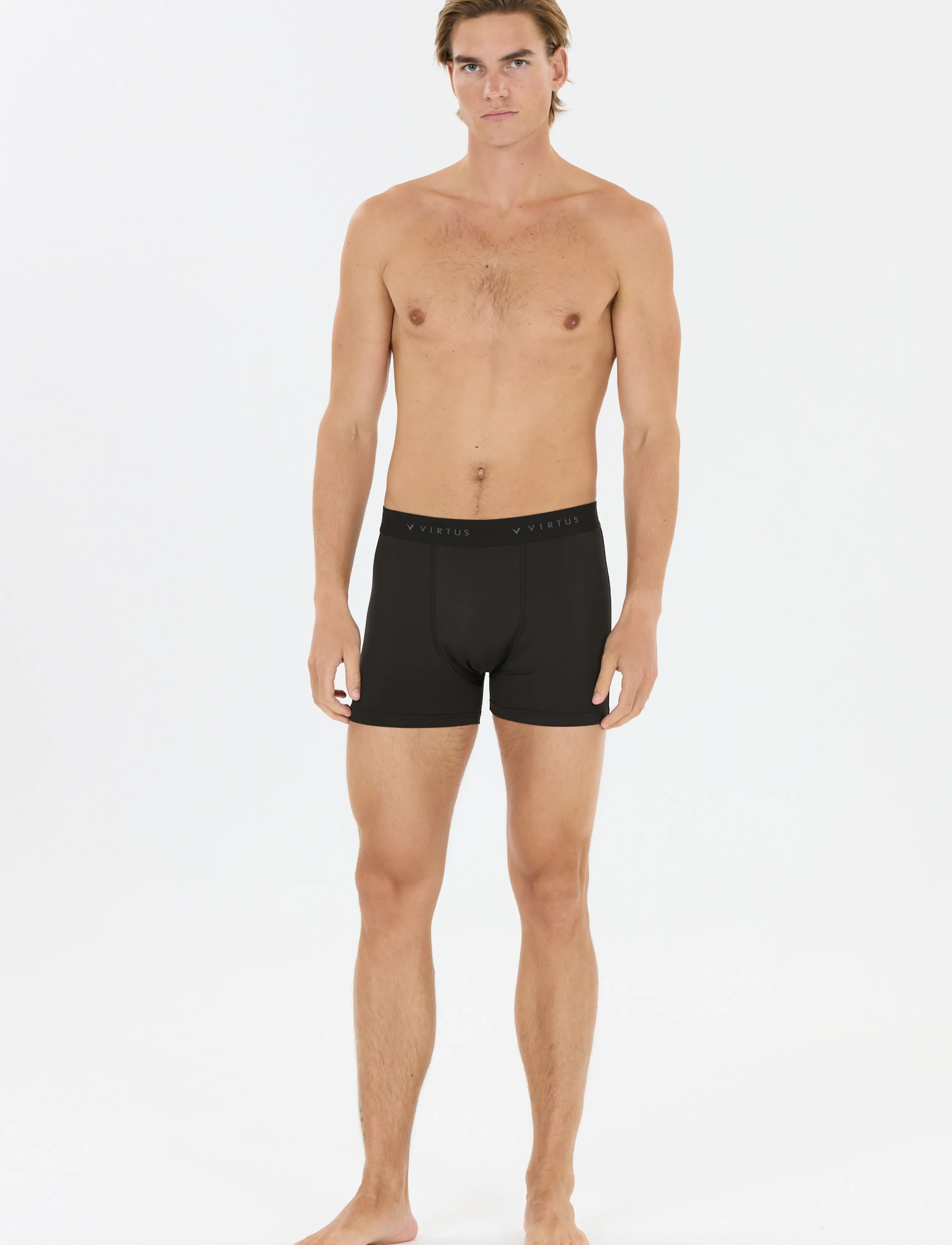 Virtus Ontel V2 Boxer Shorts 2-Pack, M, Black, Sport Underwear > Sport Boxer Shorts, Herre