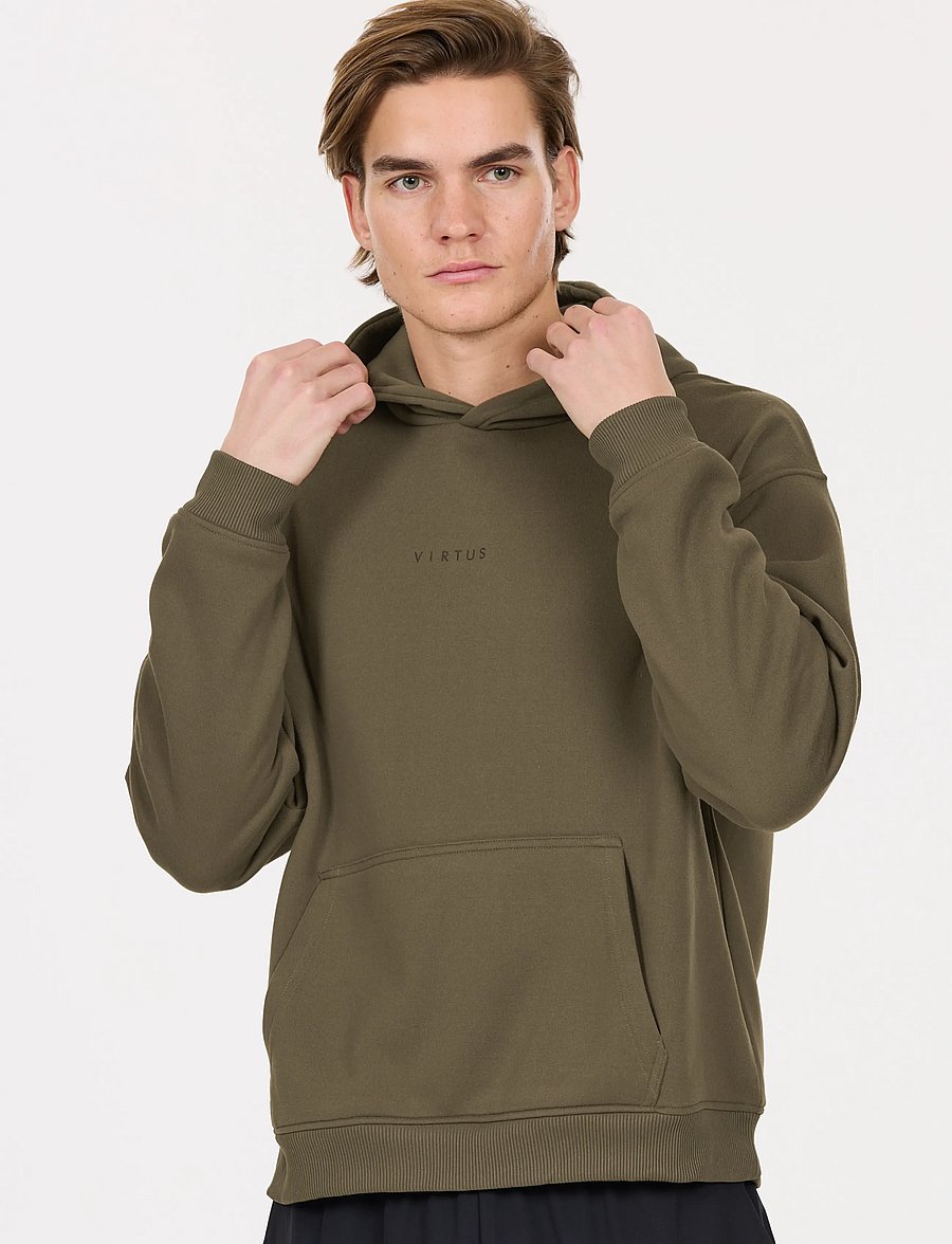 Virtus - Dill M Hoody - kapuutsiga dressipluusid - crocodile - 0