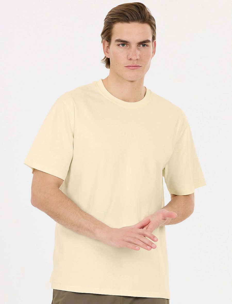 Virtus - Dill M Tee - oberteile & t-shirts - birch - 0