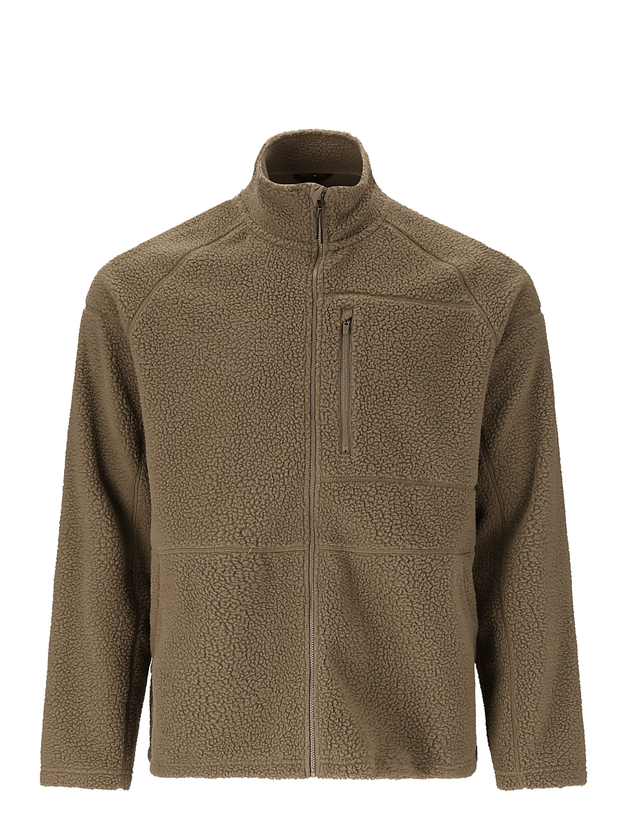 Virtus - Danvi M Full Zip Pile Fleece - fleece & midlayer - crocodile - 1