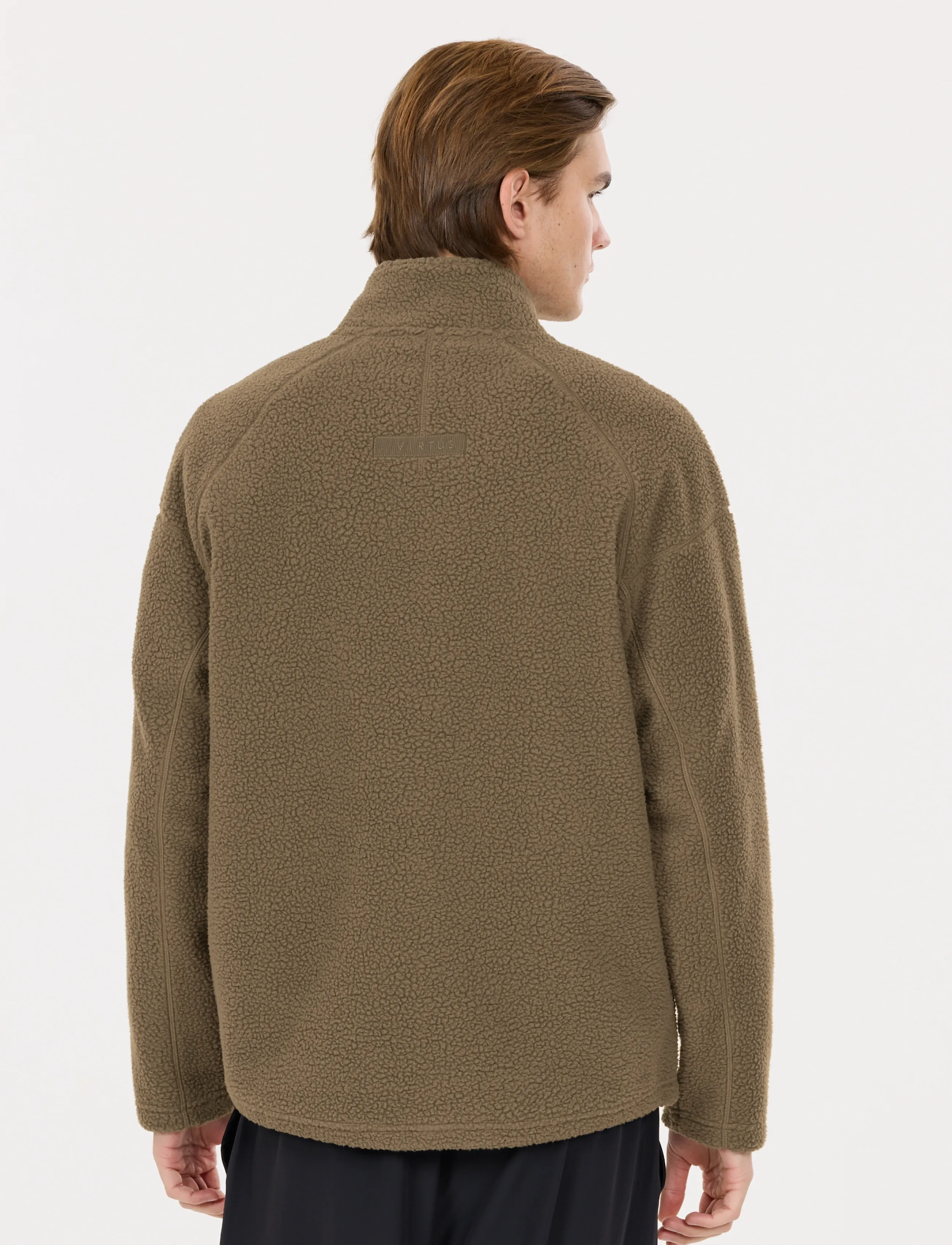 Virtus - Danvi M Full Zip Pile Fleece - crocodile - 3