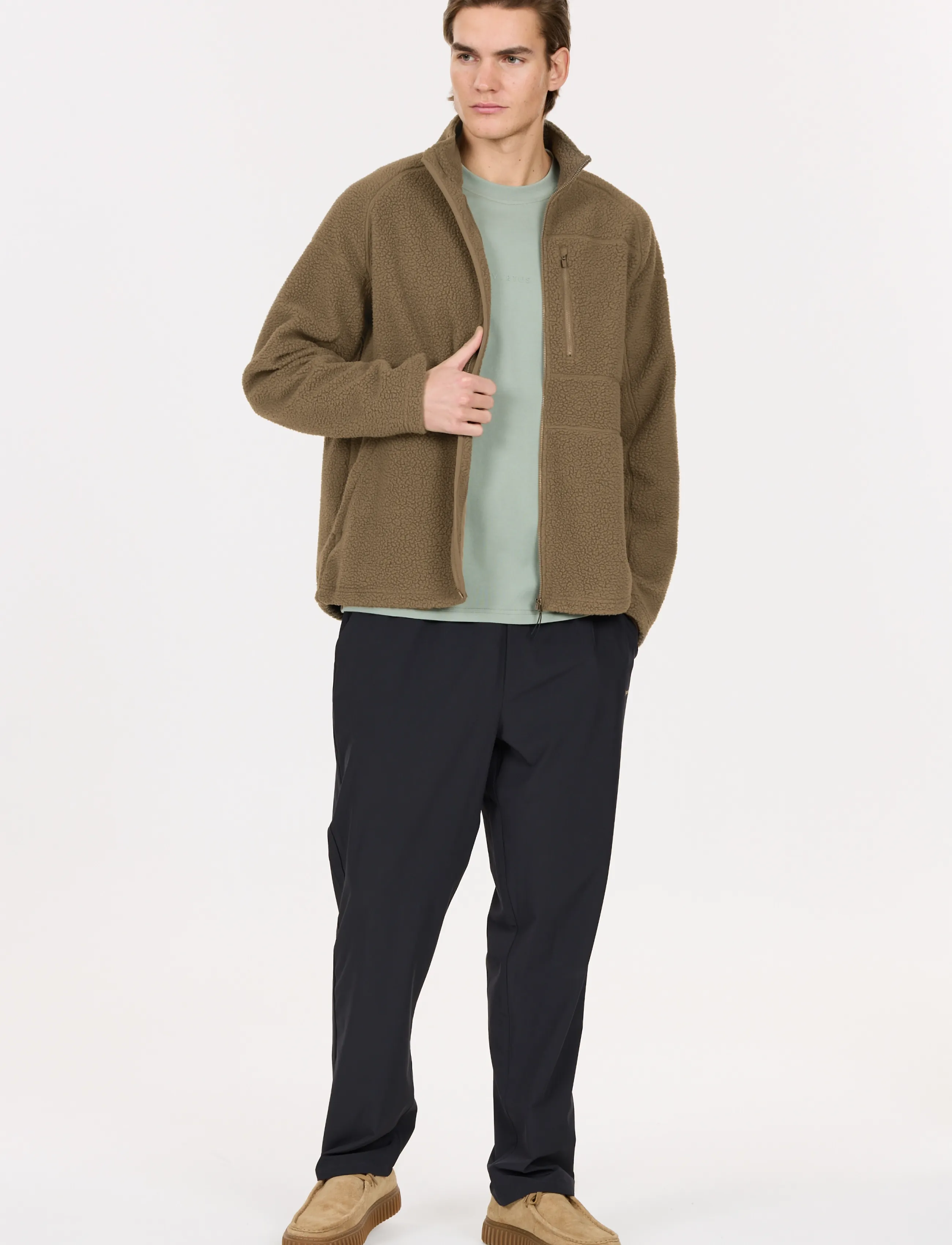 Virtus - Danvi M Full Zip Pile Fleece - crocodile - 4