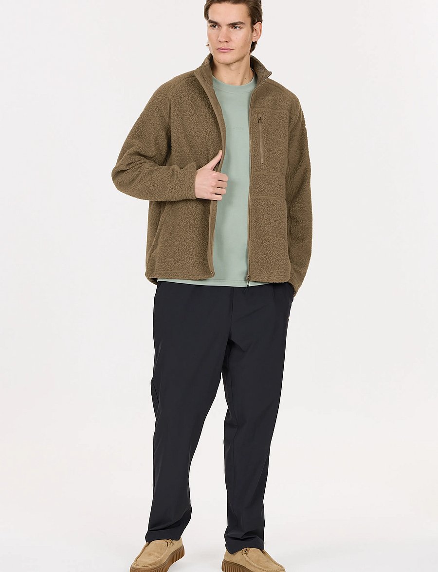 Virtus - Danvi M Full Zip Pile Fleece - fleece & midlayer - crocodile - 4