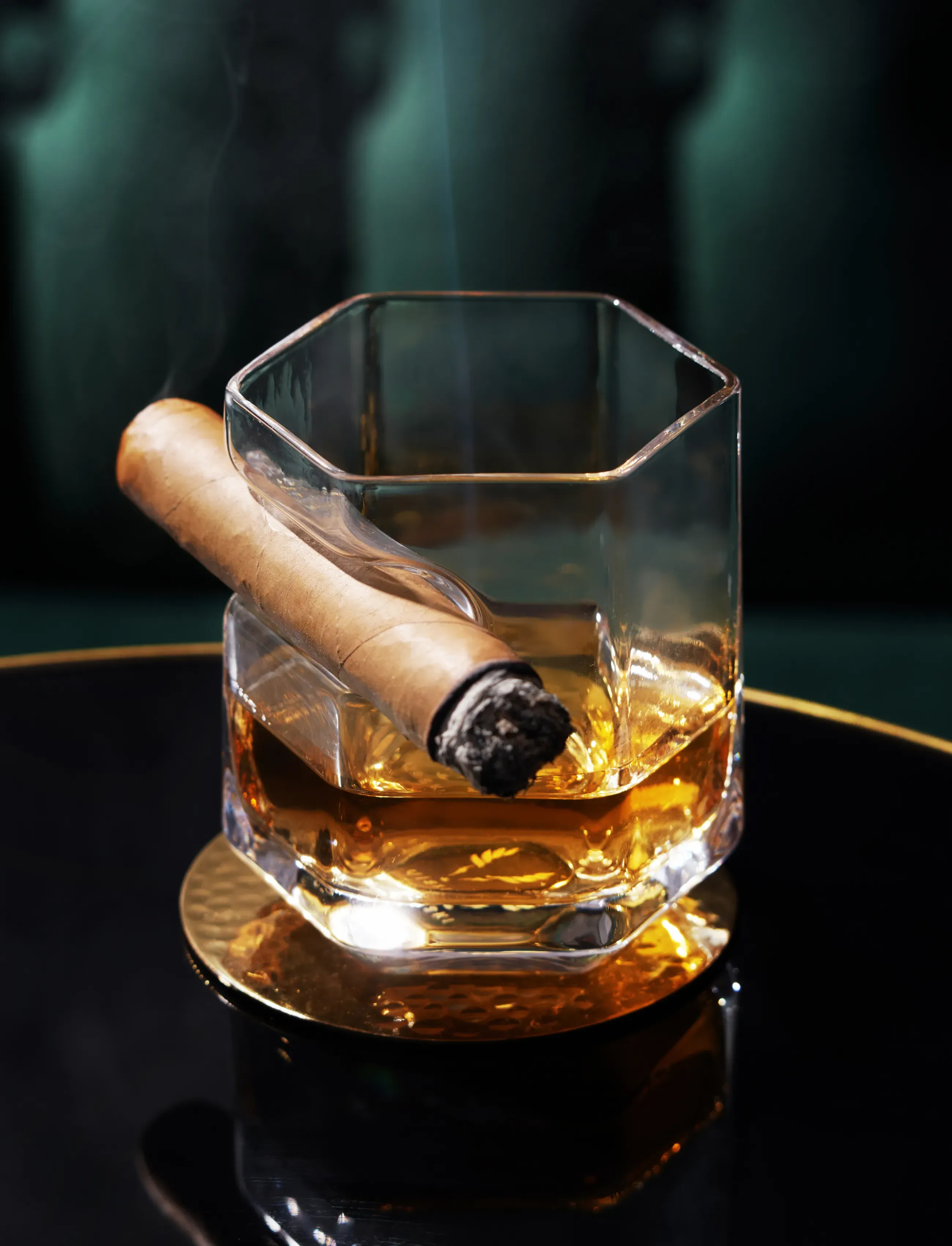 Viski - Raye Crystal Cigar Glass Viski® - transparent - 0