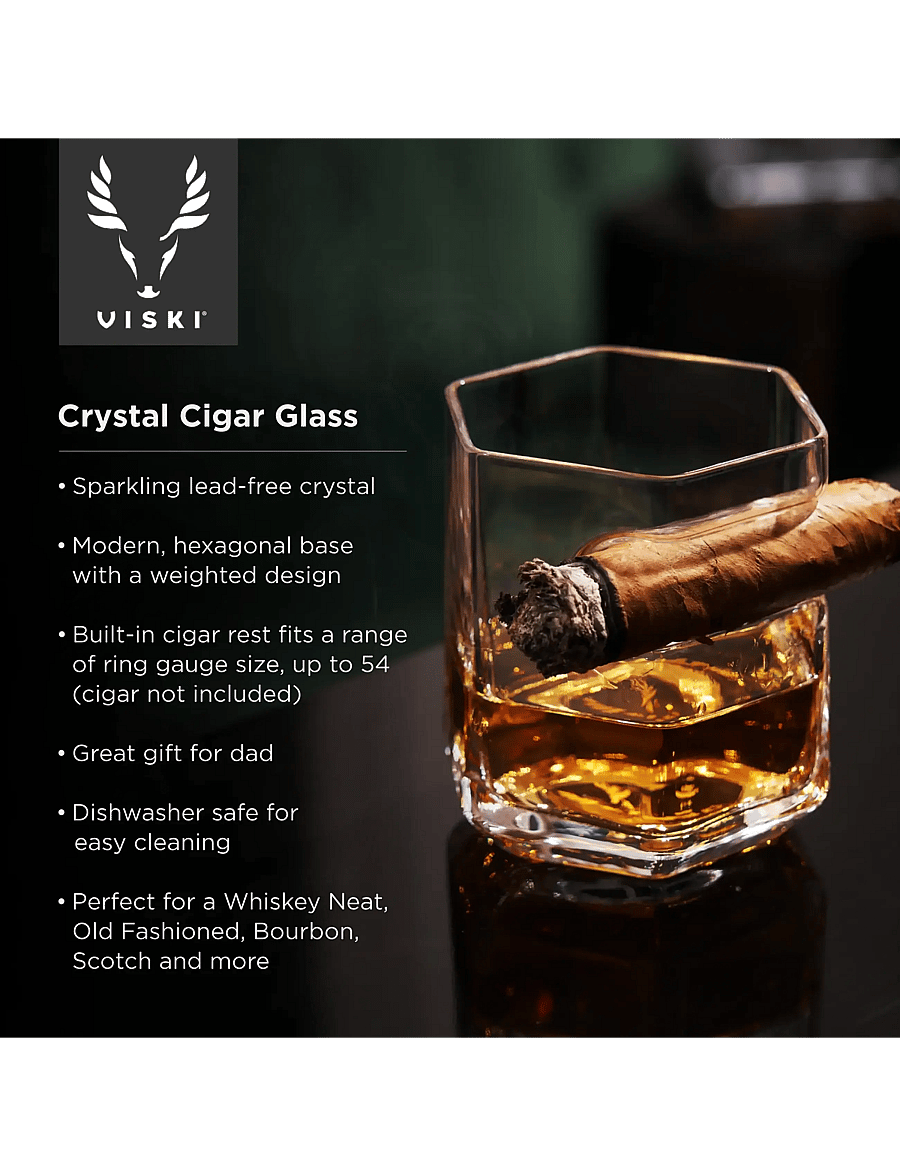 Viski - Raye Crystal Cigar Glass Viski® - transparent - 2