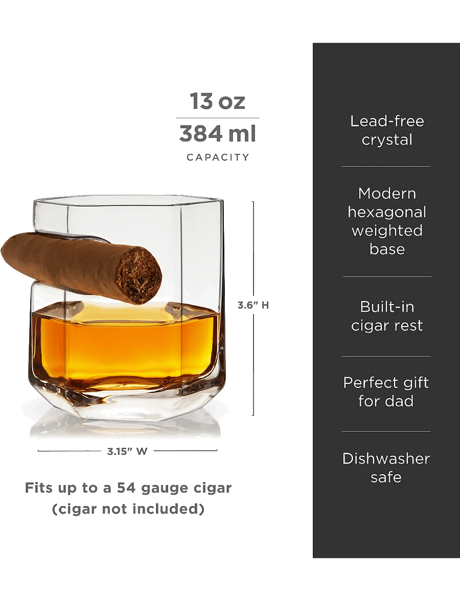 Viski - Raye Crystal Cigar Glass Viski® - transparent - 3