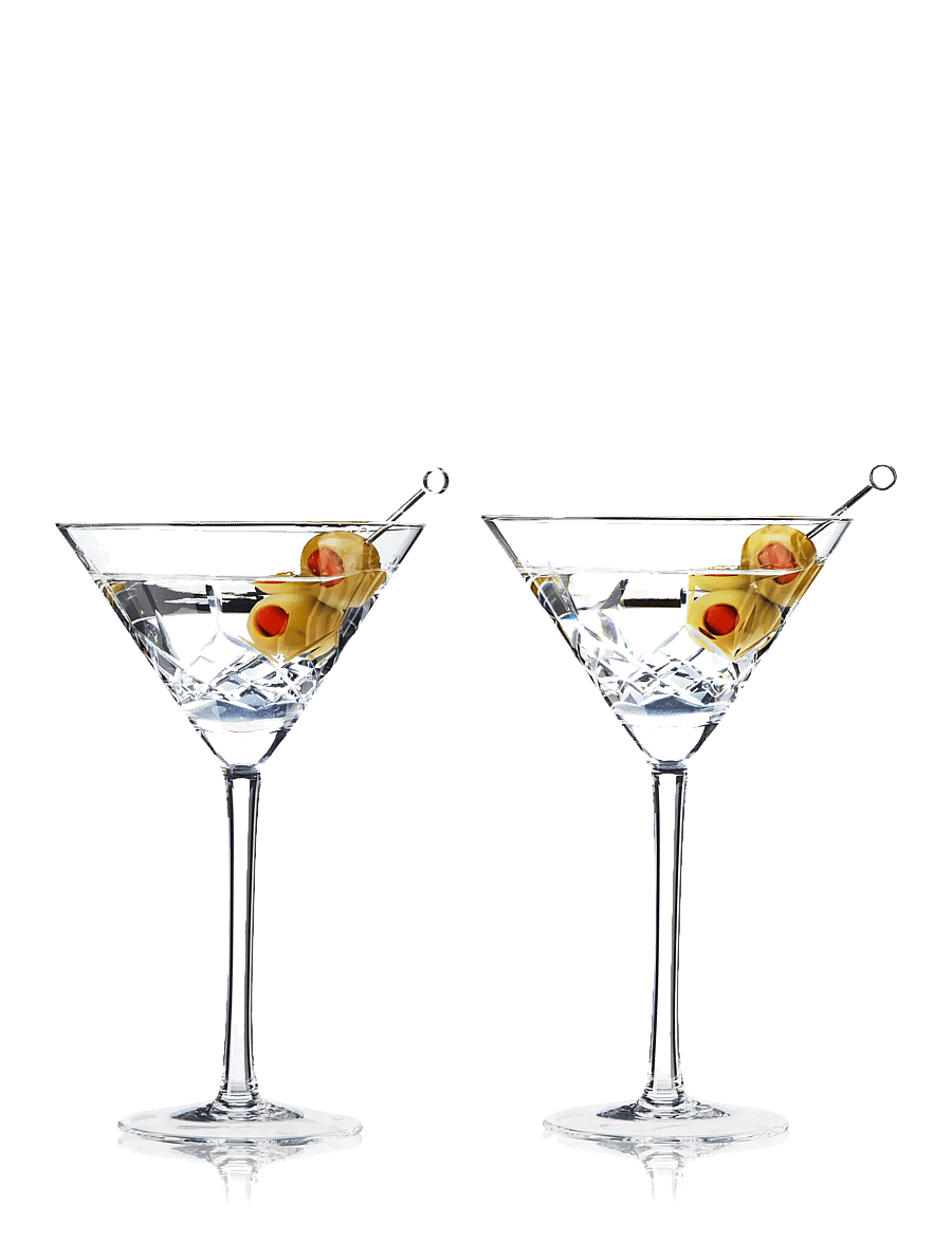 Viski - Admiral Crystal Martini Glasses Viski® - transparent - 2