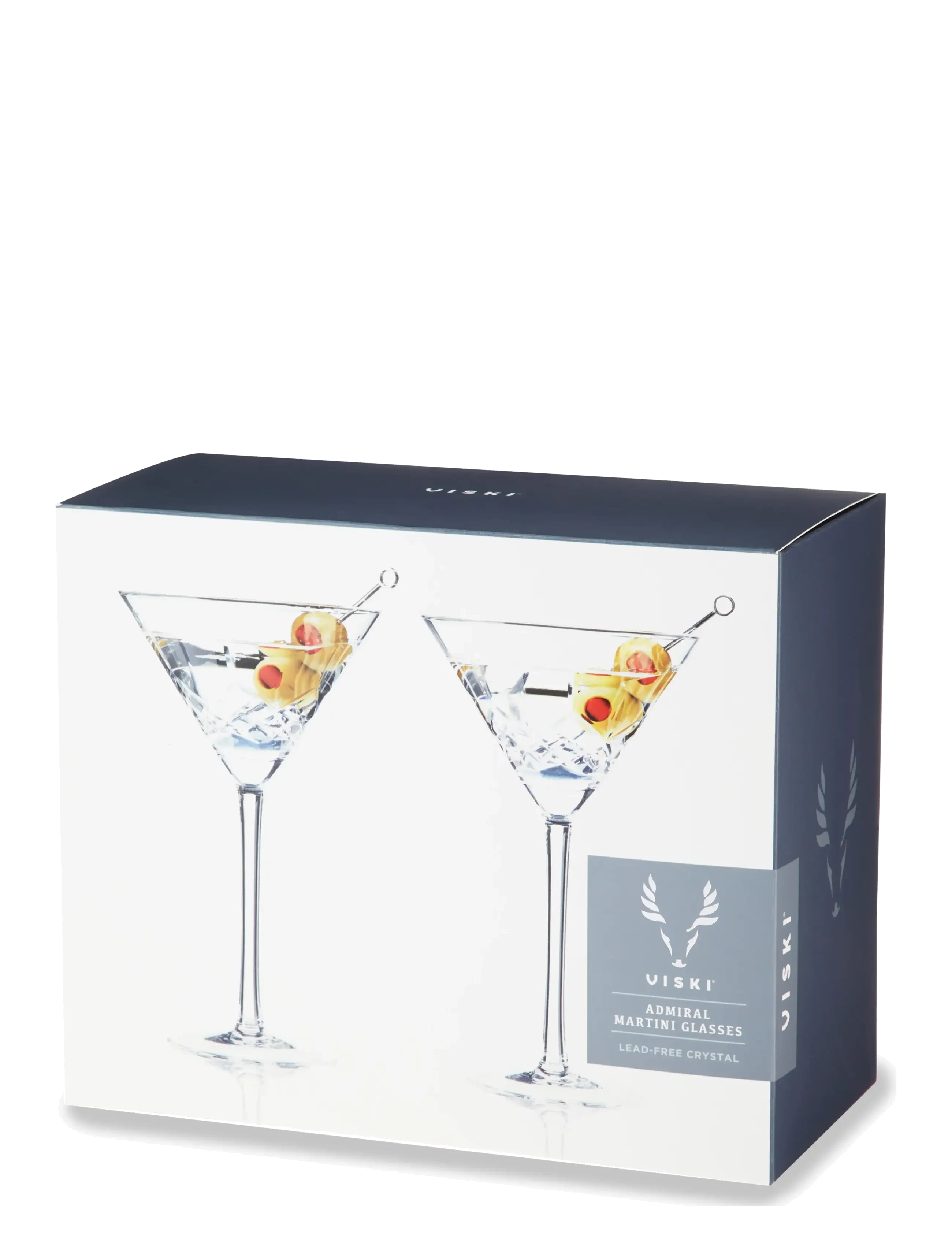 Viski - Admiral Crystal Martini Glasses Viski® - transparent - 5