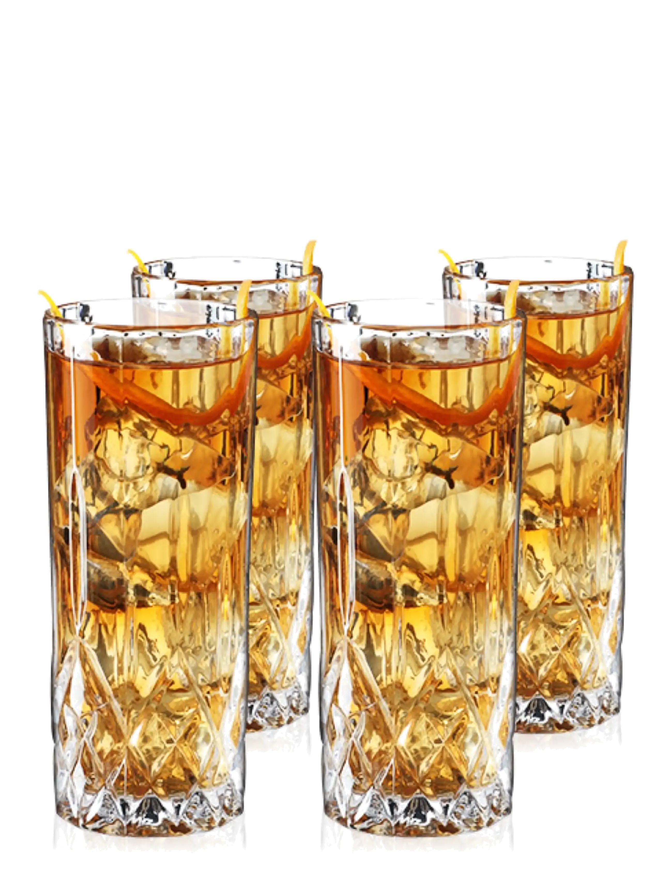 Viski - Admiral Crystal Highball Glasses Viski® - transparent - 2