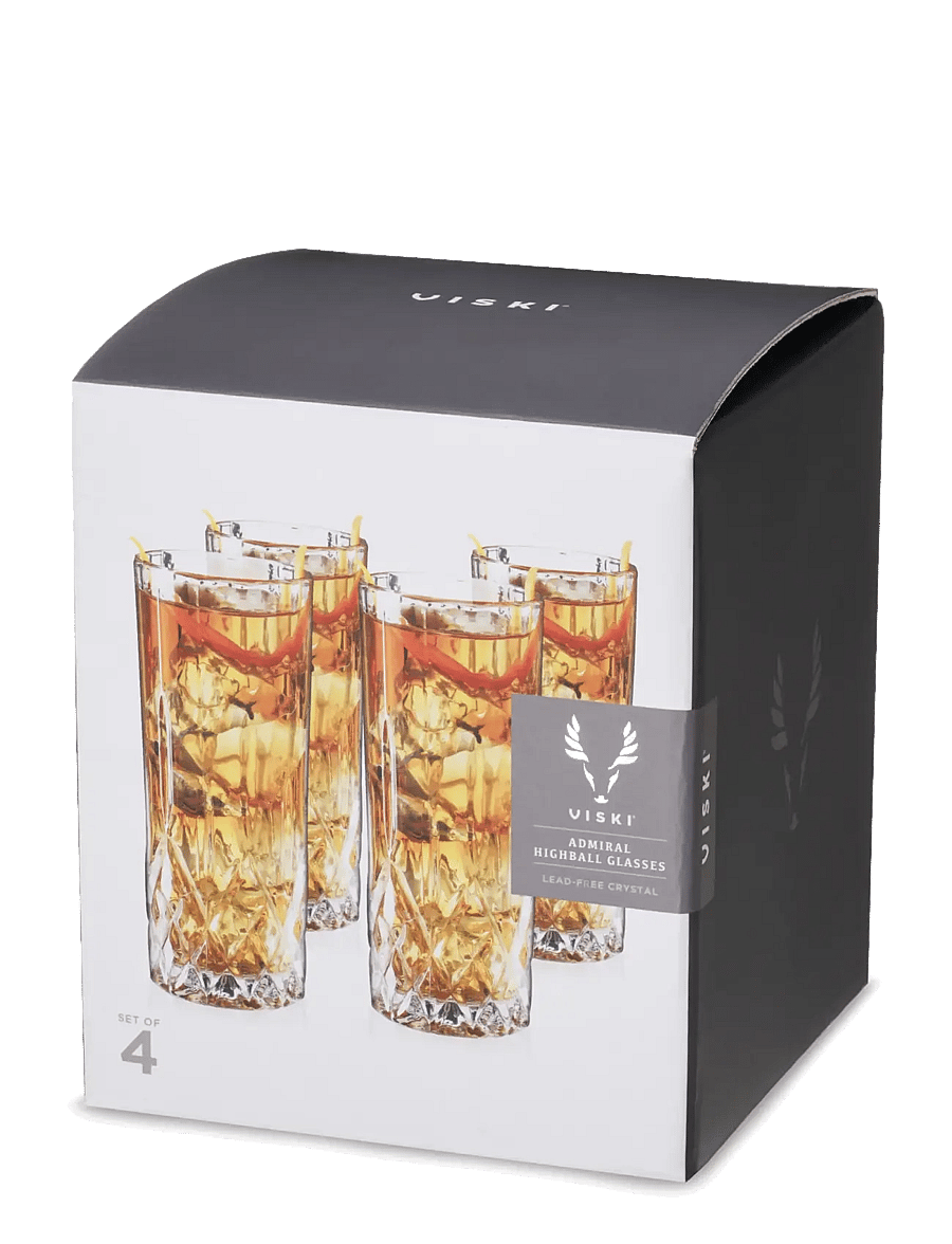 Viski - Admiral Crystal Highball Glasses Viski® - die niedrigsten preise - transparent - 2