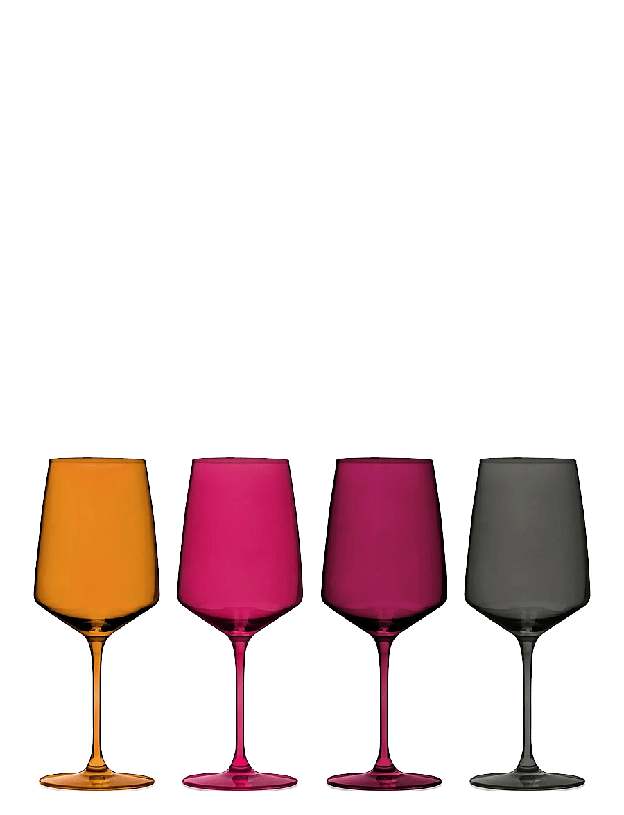 Viski - Reserve Nouveau Crystal Wine Glasses in Sunset Viski® - sunset - 1
