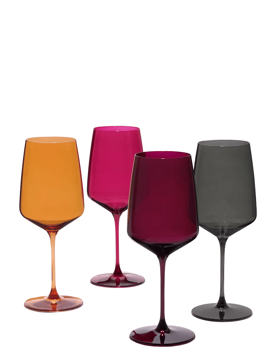 Viski - Reserve Nouveau Crystal Wine Glasses in Sunset Viski® - sunset - 2