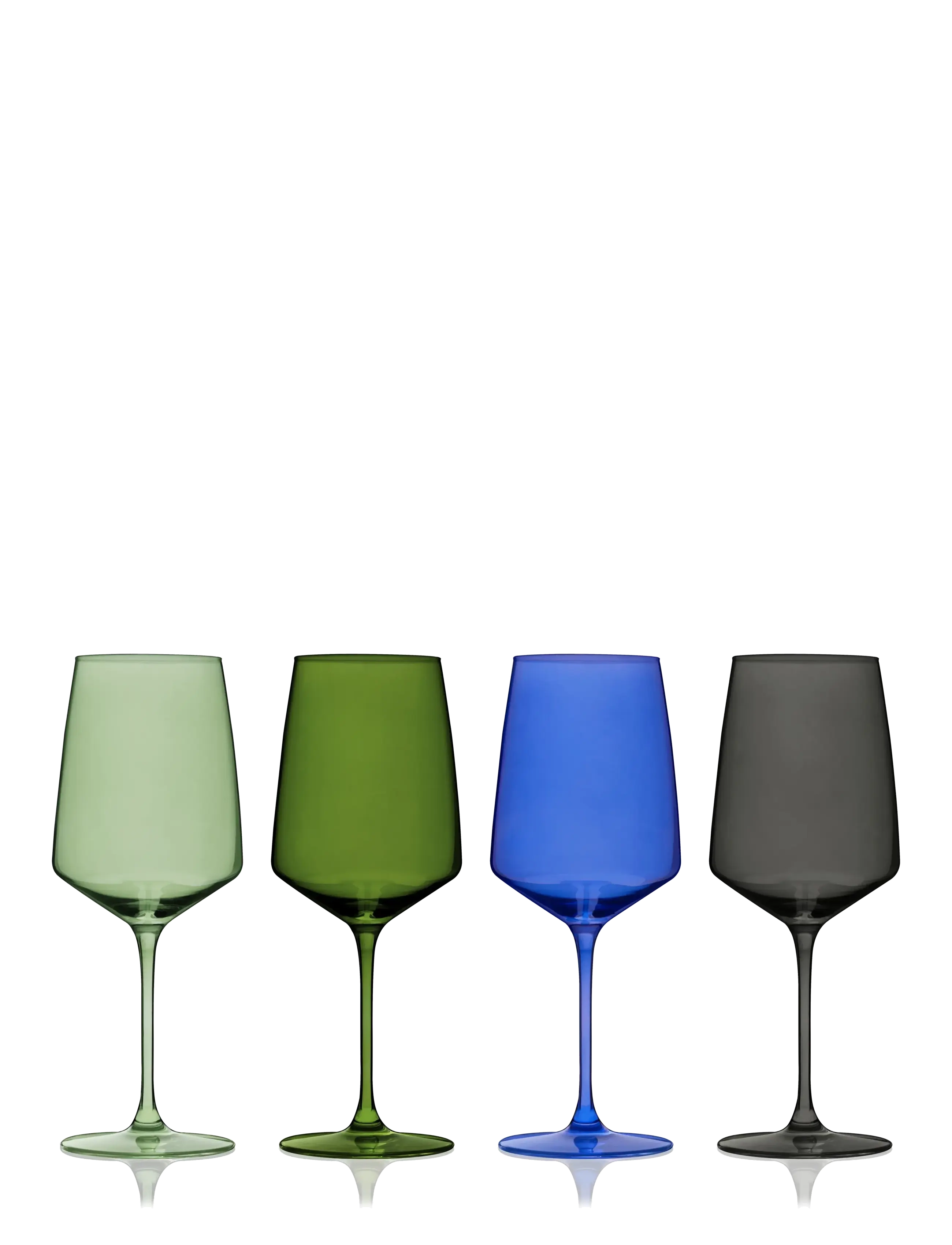 Viski Reserve Nouveau Crystal Wine Glasses in Seaside Viski® - Viski - SEASIDE / multi