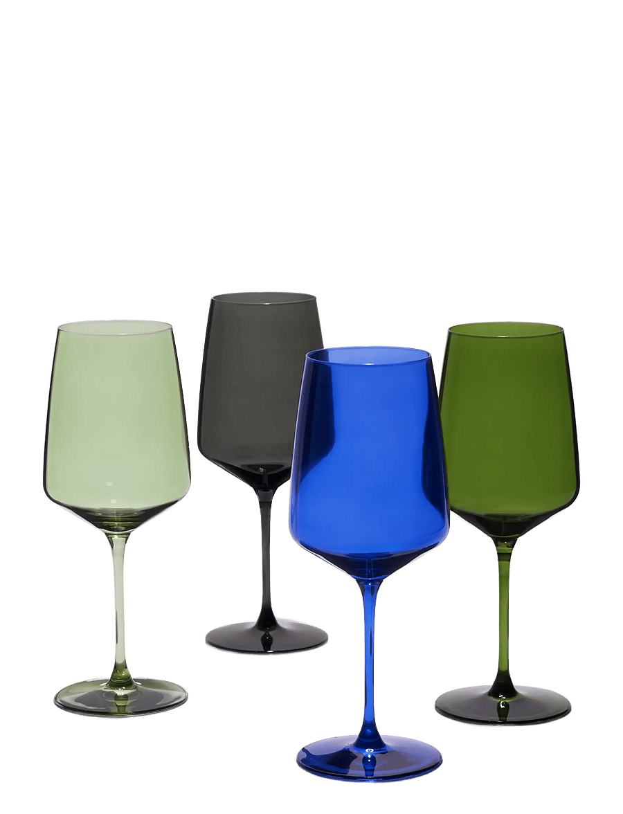 Viski - Reserve Nouveau Crystal Wine Glasses in Seaside Viski® - seaside - 2