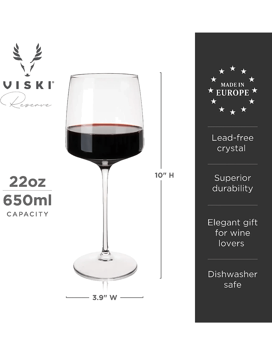 Viski - Reserve Julien Crystal Bordeaux Glasses Viski® - transparent - 2